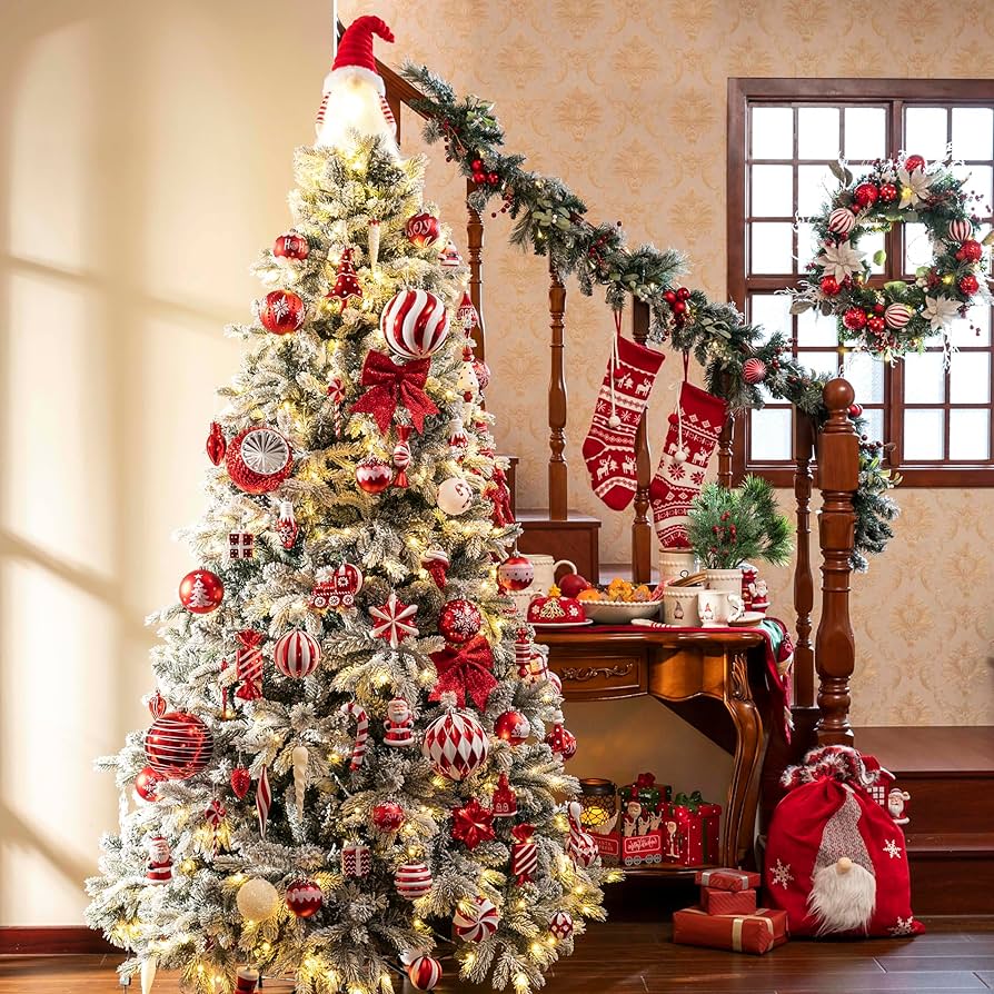 Amazon | Valery Madelyn クリスマス オーナメント 大きめ 8cm 16個