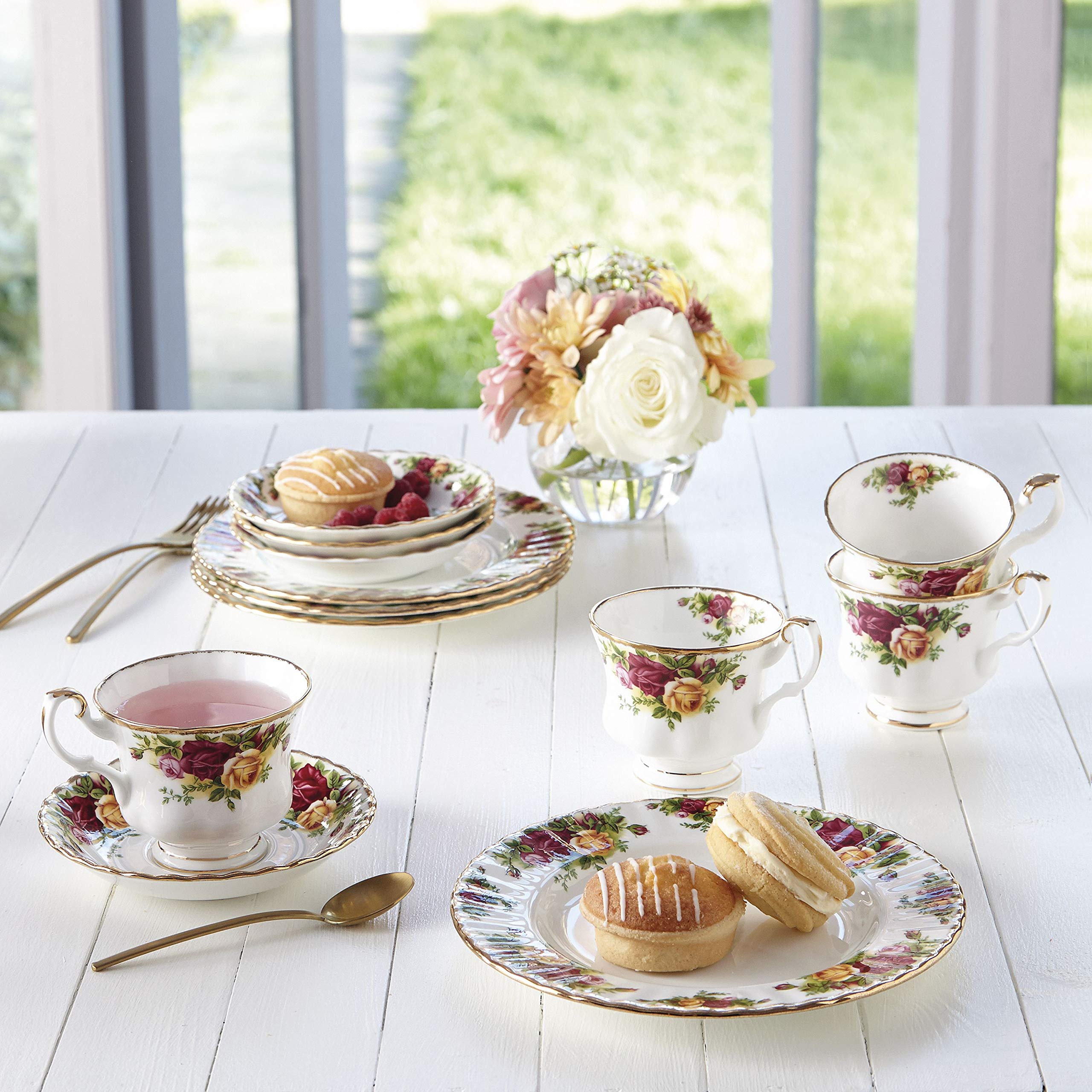 Amazon | Royal Albert Old Country Roses 3 Piece Set (Teacup