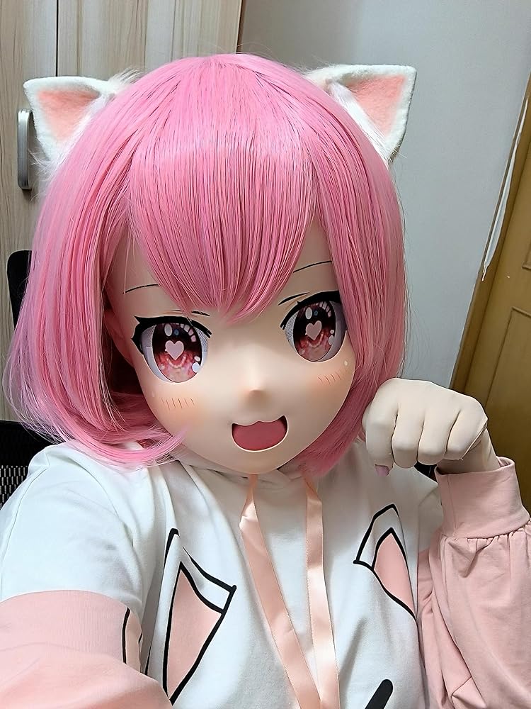 Amazon.co.jp: [achard] Resin Female Cosplay Anime Kigurumi Mask