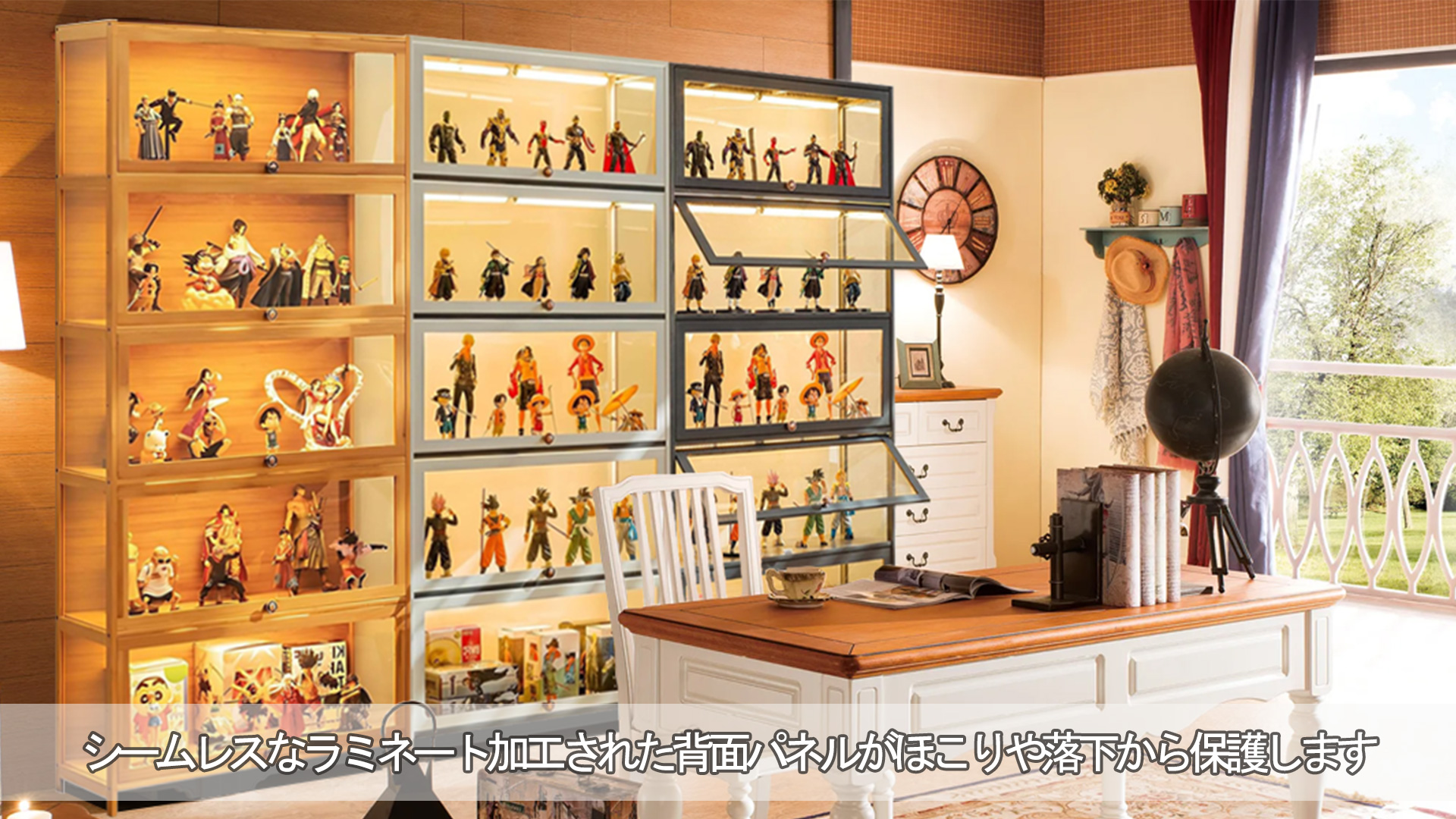 Amazon.co.jp: コレクションケースショーケース アクリルPxkmouy 4段