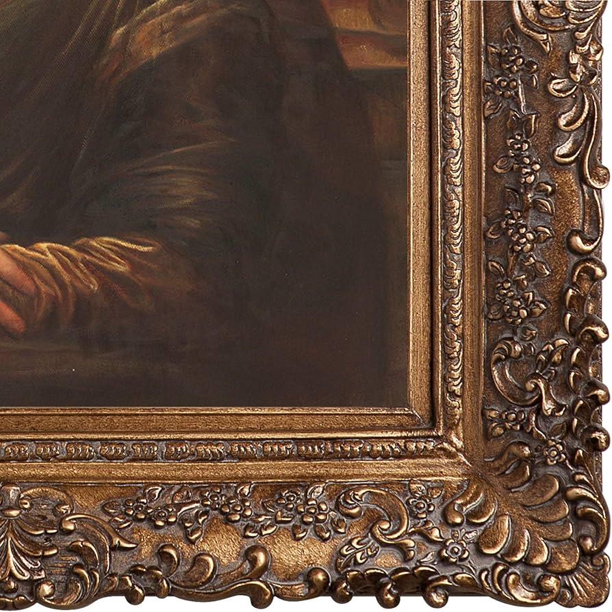 Amazon.co.jp: overstockArt モナリサとバージョンゴールドフレーム