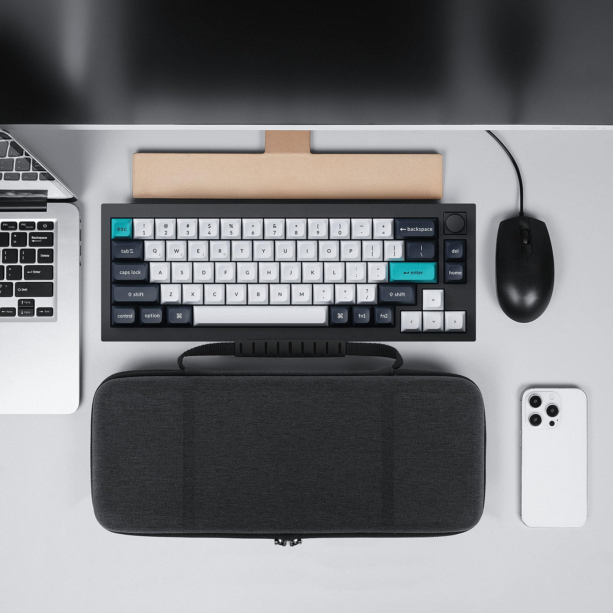 Amazon | Geekria 65% コンパクト キーボード ケース、ハードシェル