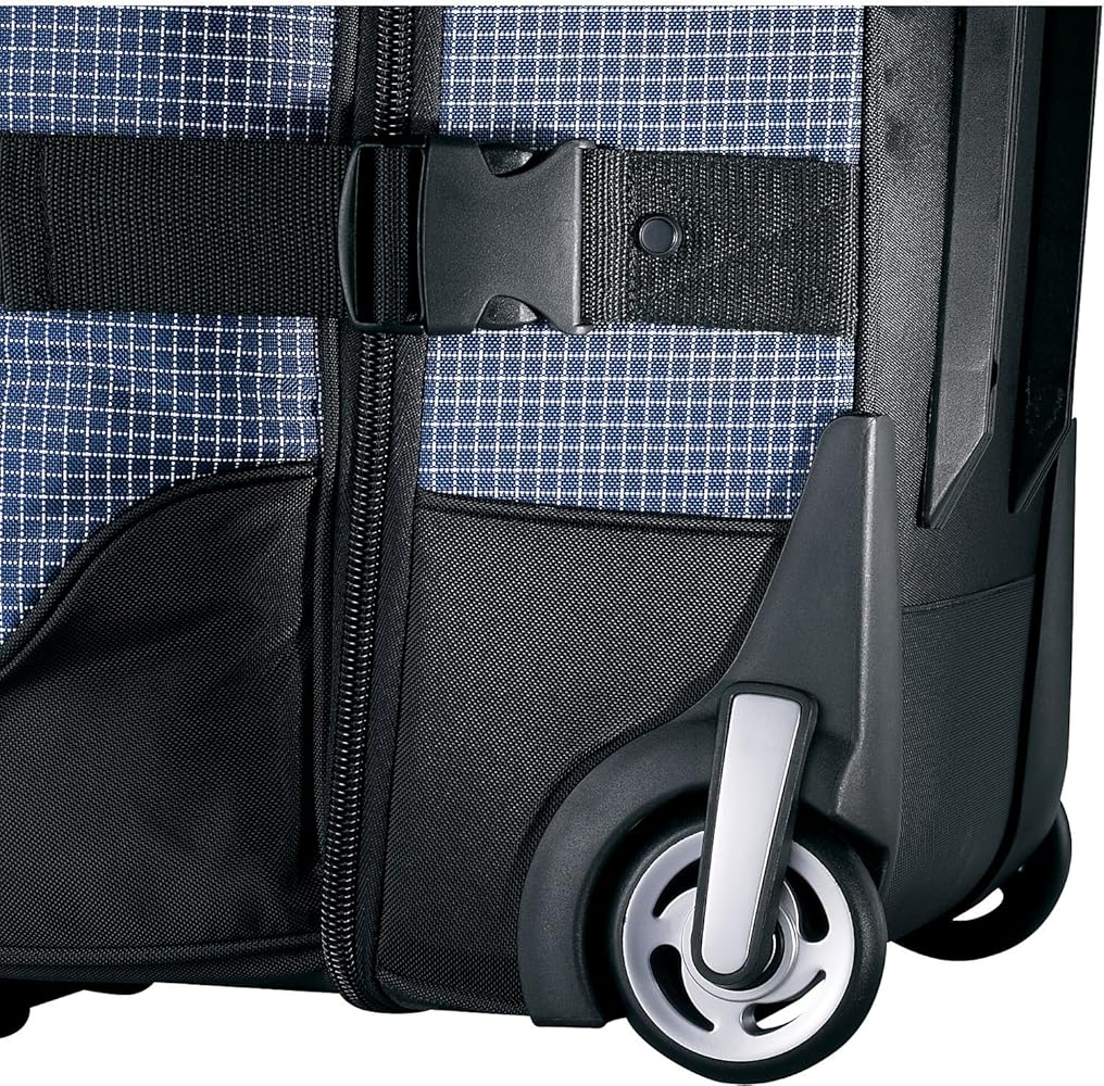 Amazon.com | Samsonite Ripstop Wheeled Rolling Duffel Bag, Blue