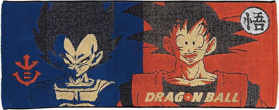 Amazon｜丸眞 フェイスタオル ドラゴンボールZ 悟空とベジータ 綿100