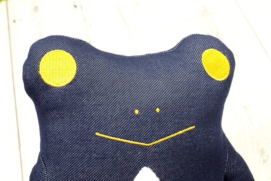 Amazon.co.jp: シナダ フモフモさん デニム けろーにょ (L) 15×7×35cm