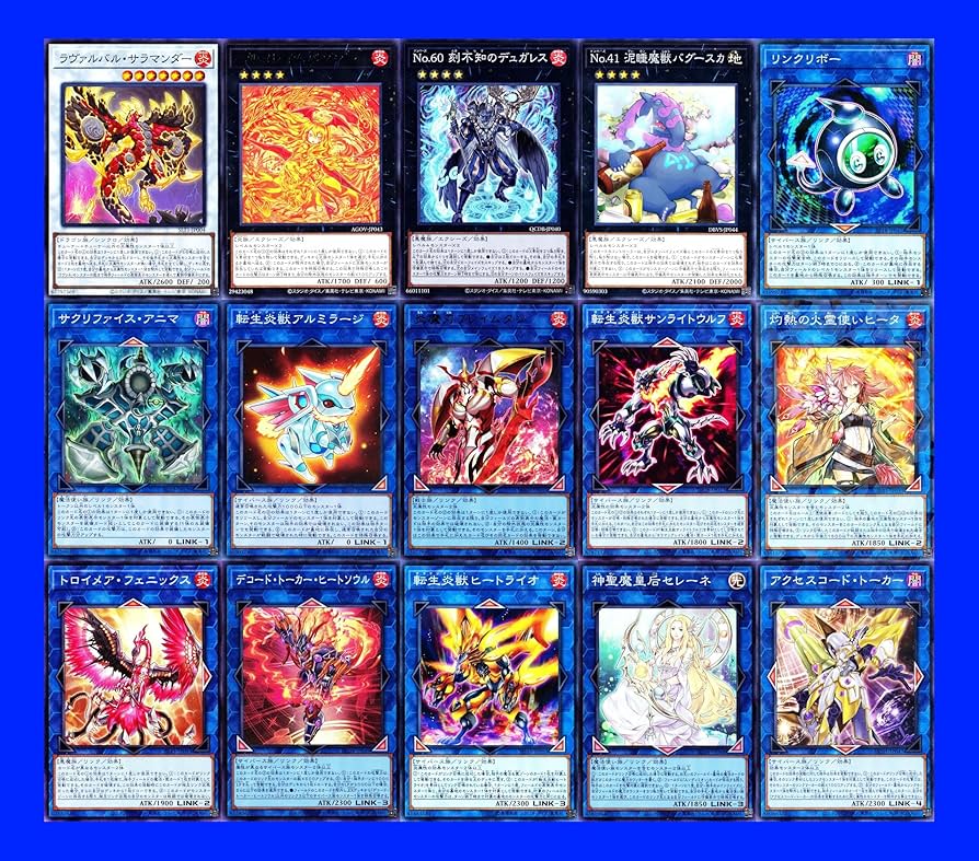 Amazon.co.jp: ヴォルカニックデッキ 55枚セット 炎魔刃フレイムタン