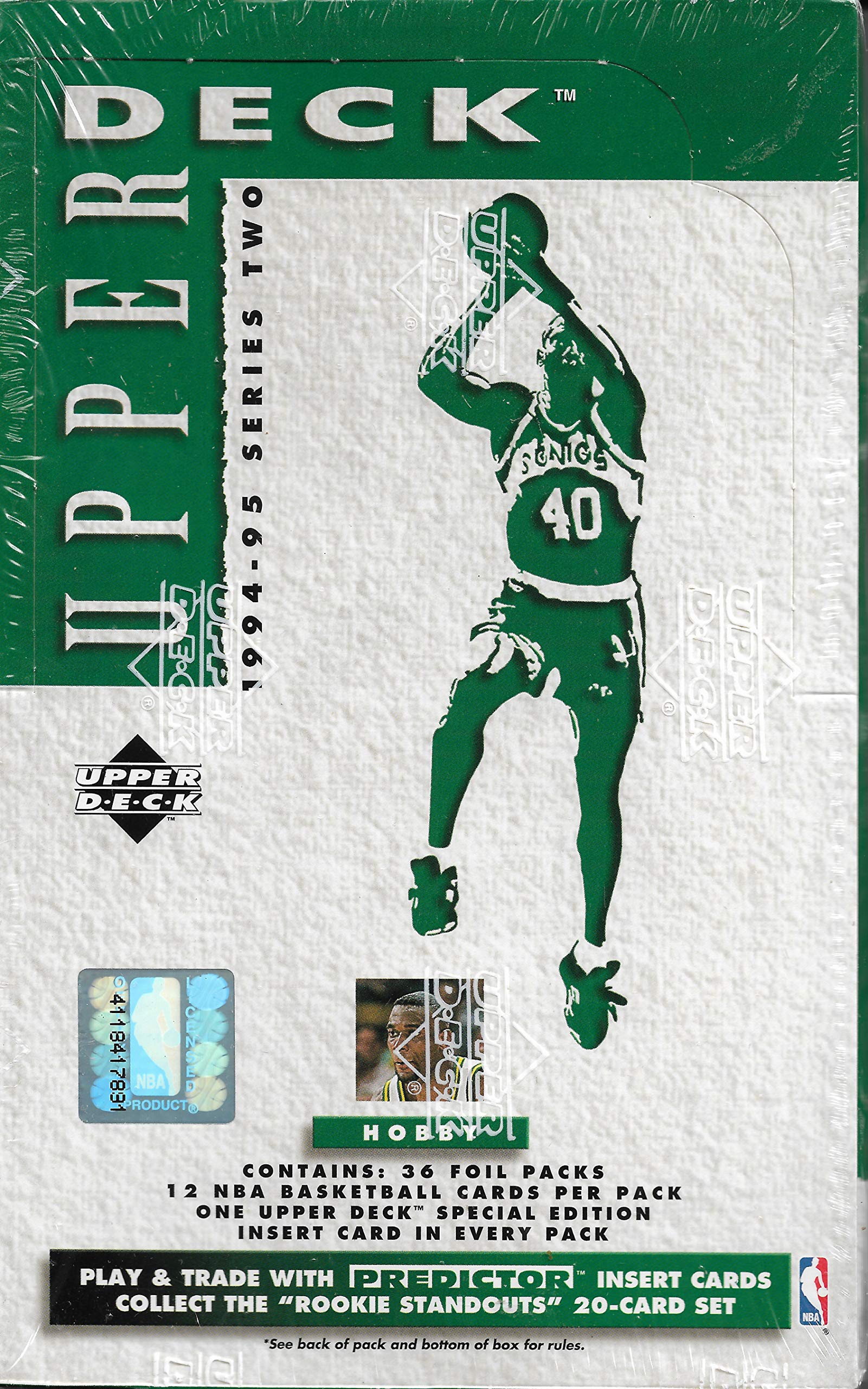 Amazon.com: 1994/95 Upper Deck Series 2 Basketball Card Box 36