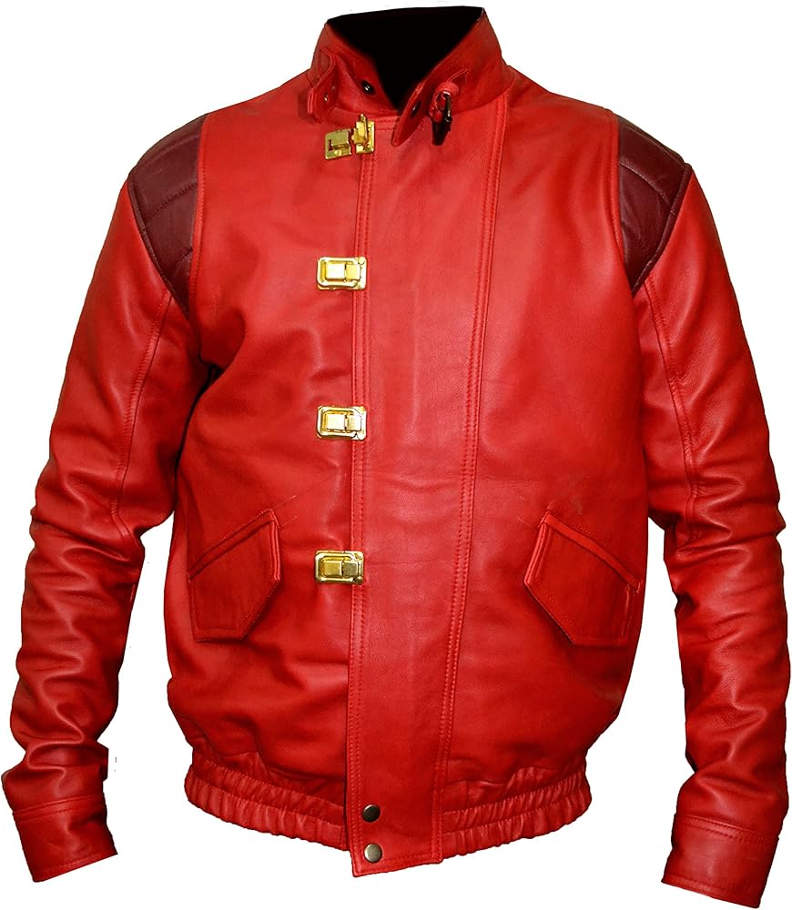 The Jasperz AKIRA KANEDA Synthetic Leather jacket,Capsule and text