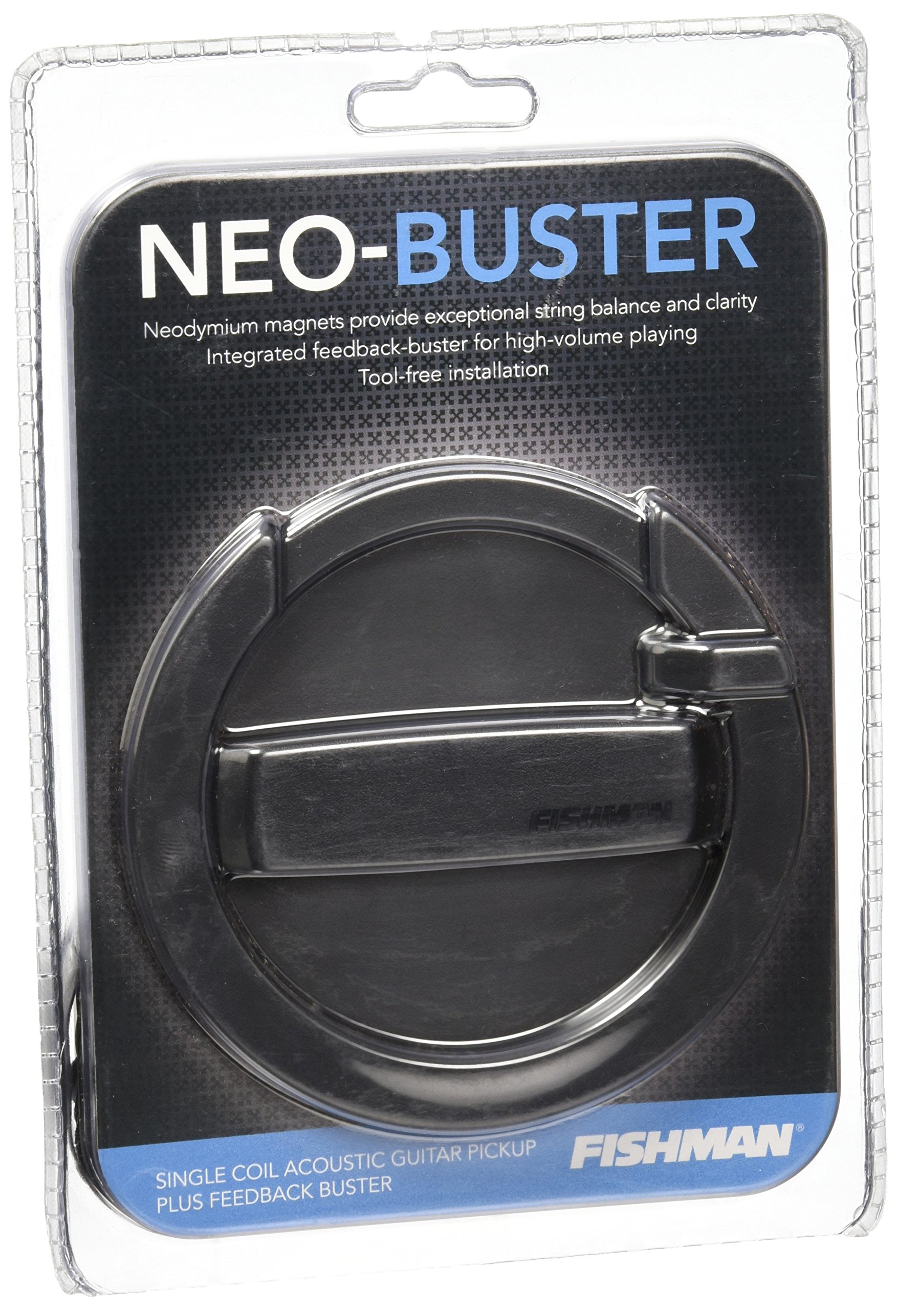 Amazon.com: Fishman Neo-Buster Soundhole Pickup and Feedback
