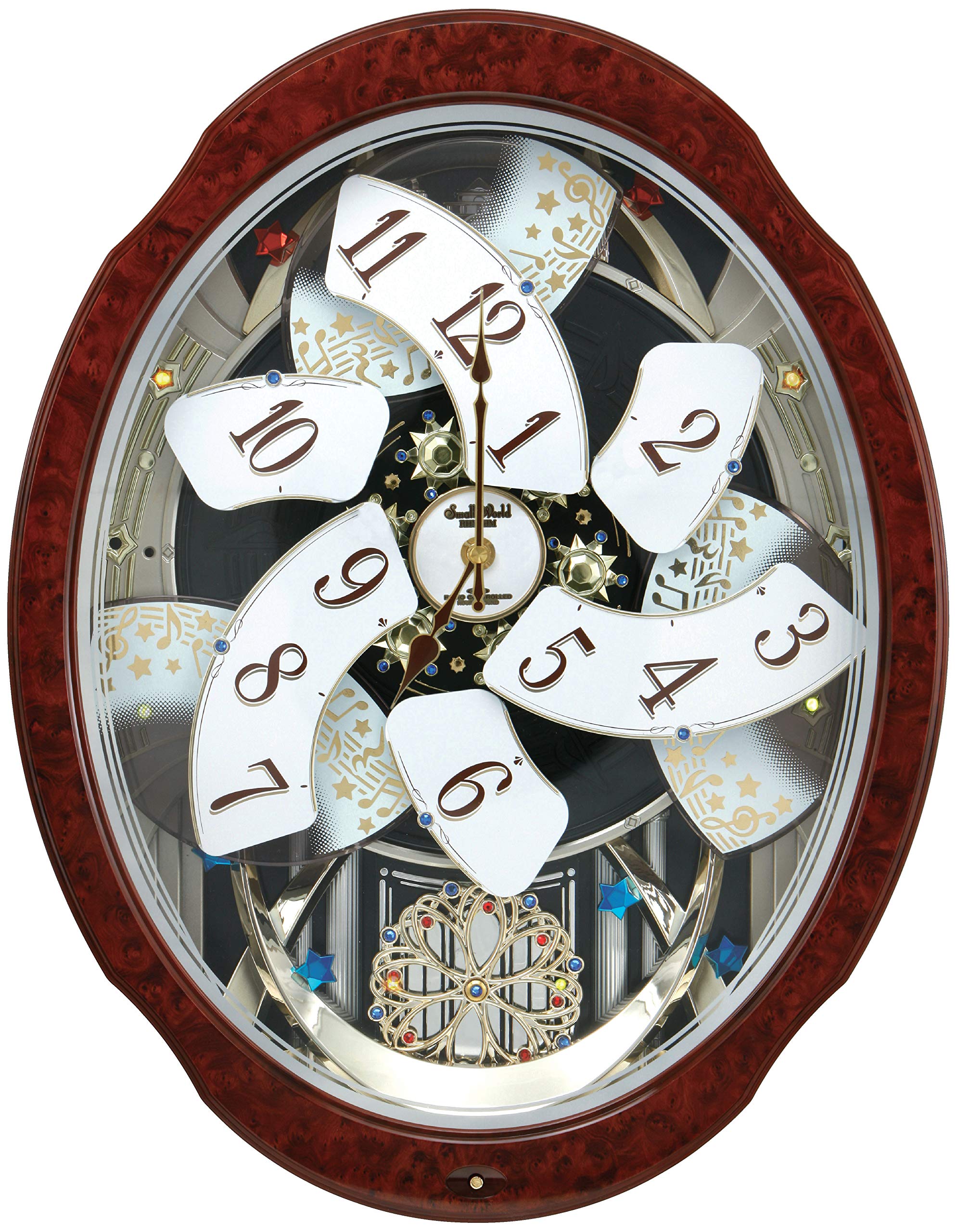 Amazon.co.jp: リズム(RHYTHM) 掛け時計 電波 アナログ からくり