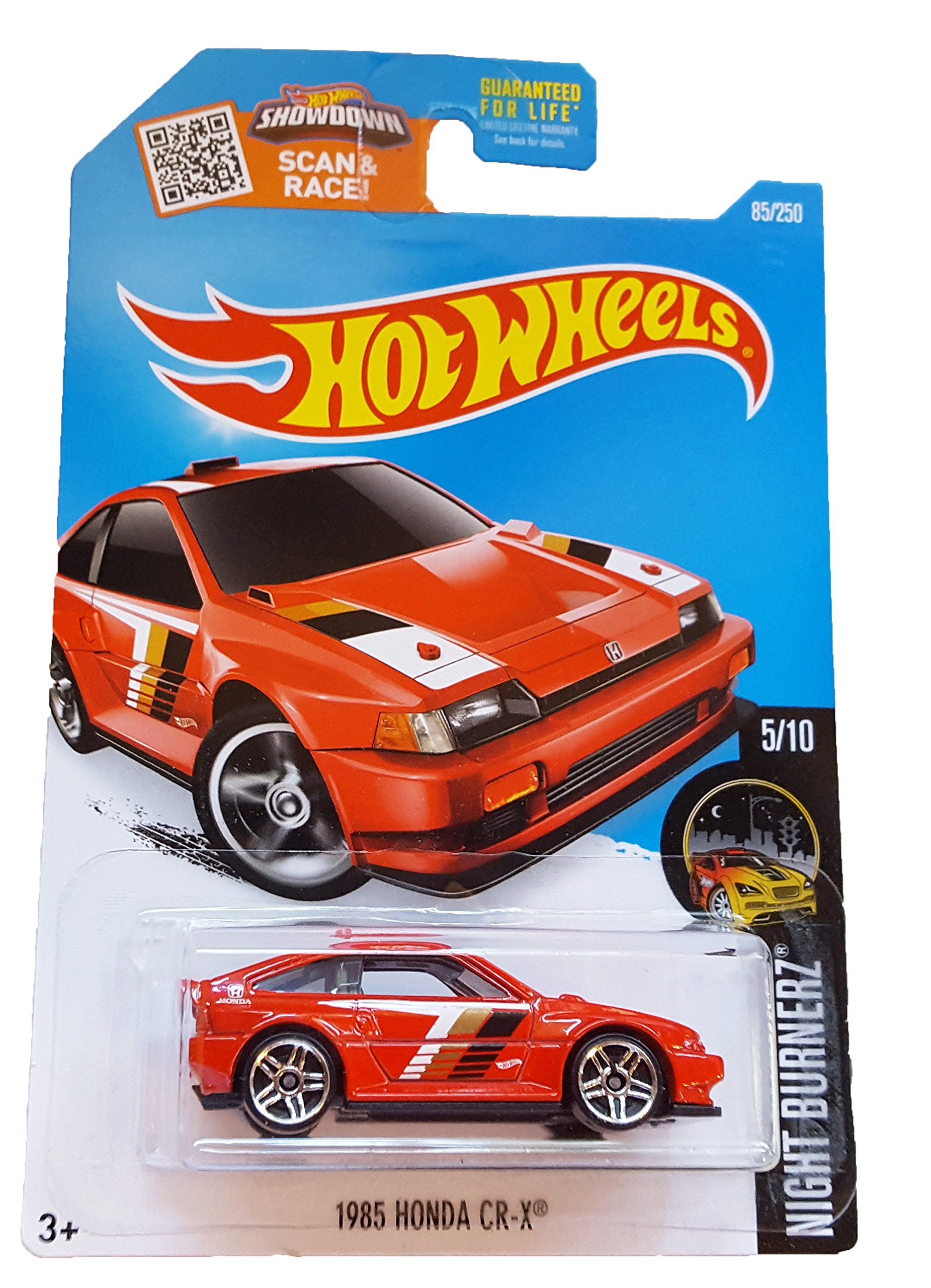 Amazon.com: Hot Wheels 2016 Night Burnerz 1985 Honda CR-X 85/250