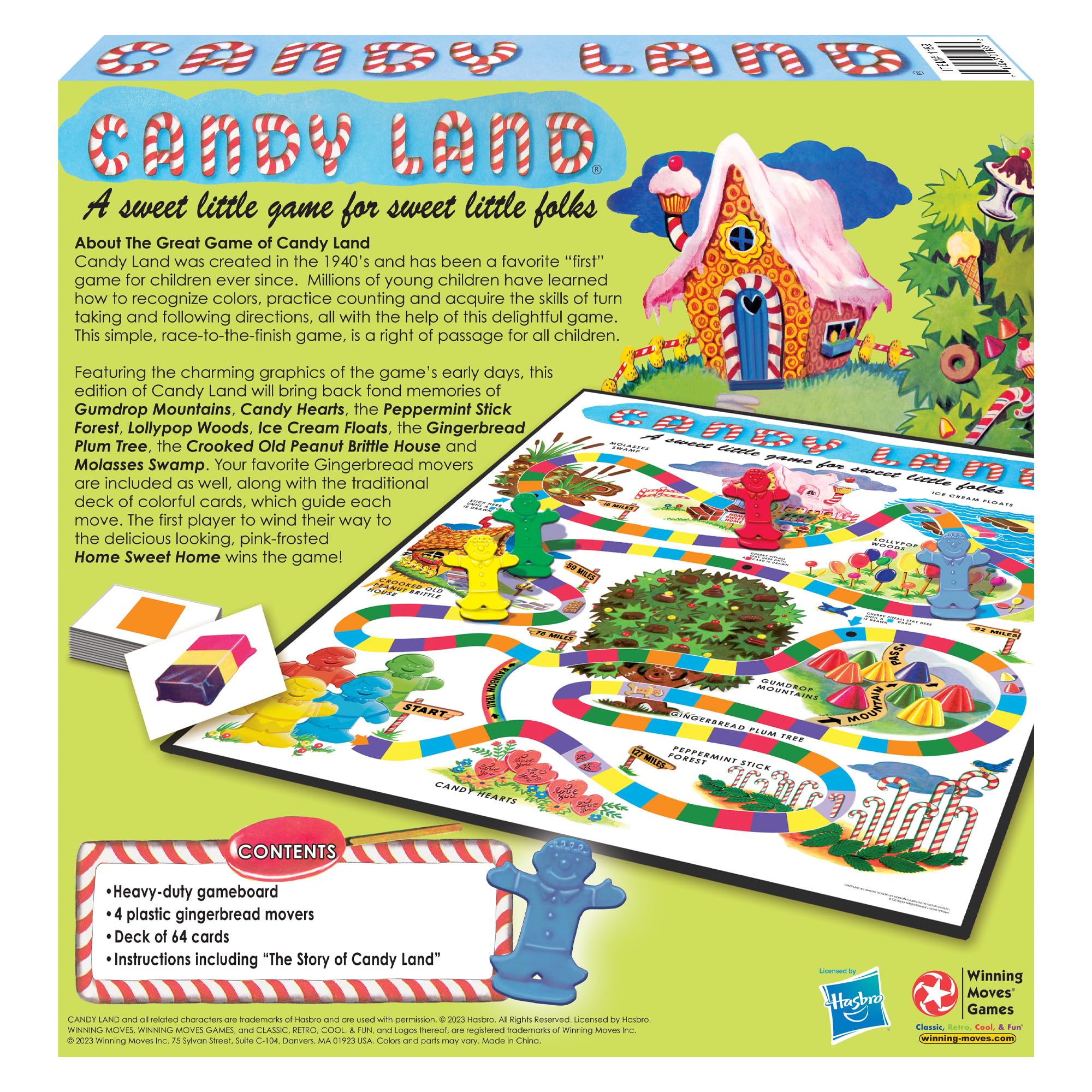 Amazon.com: Winning Moves Games Candy Land 65th Anniversary Game