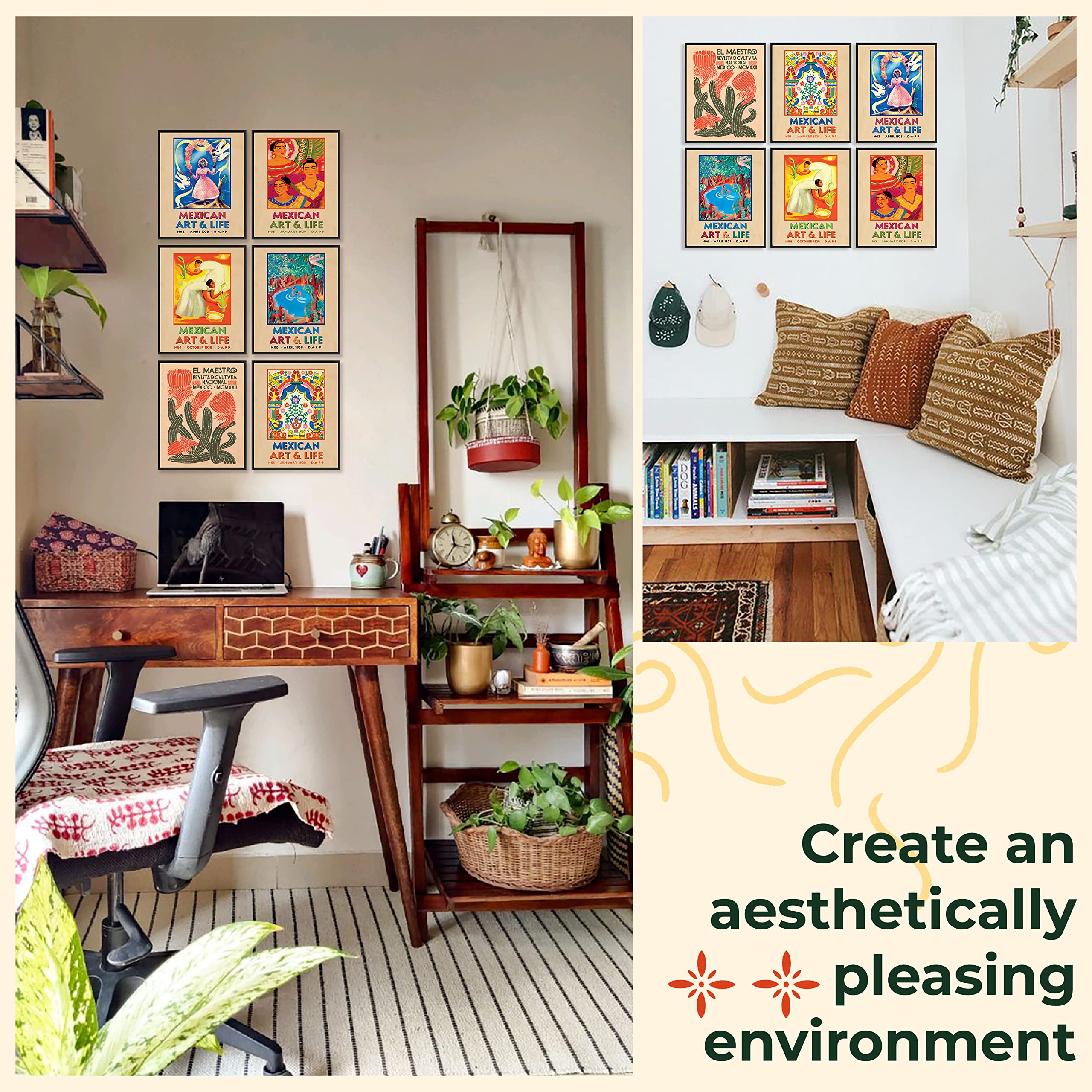 Amazon.co.jp: 97 Decor メキシコ装飾 自宅用 - メキシコアート 壁装飾