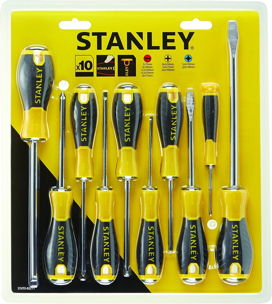 Amazon | Stanley スタンレー ドライバセット 10個 STHT0-60211
