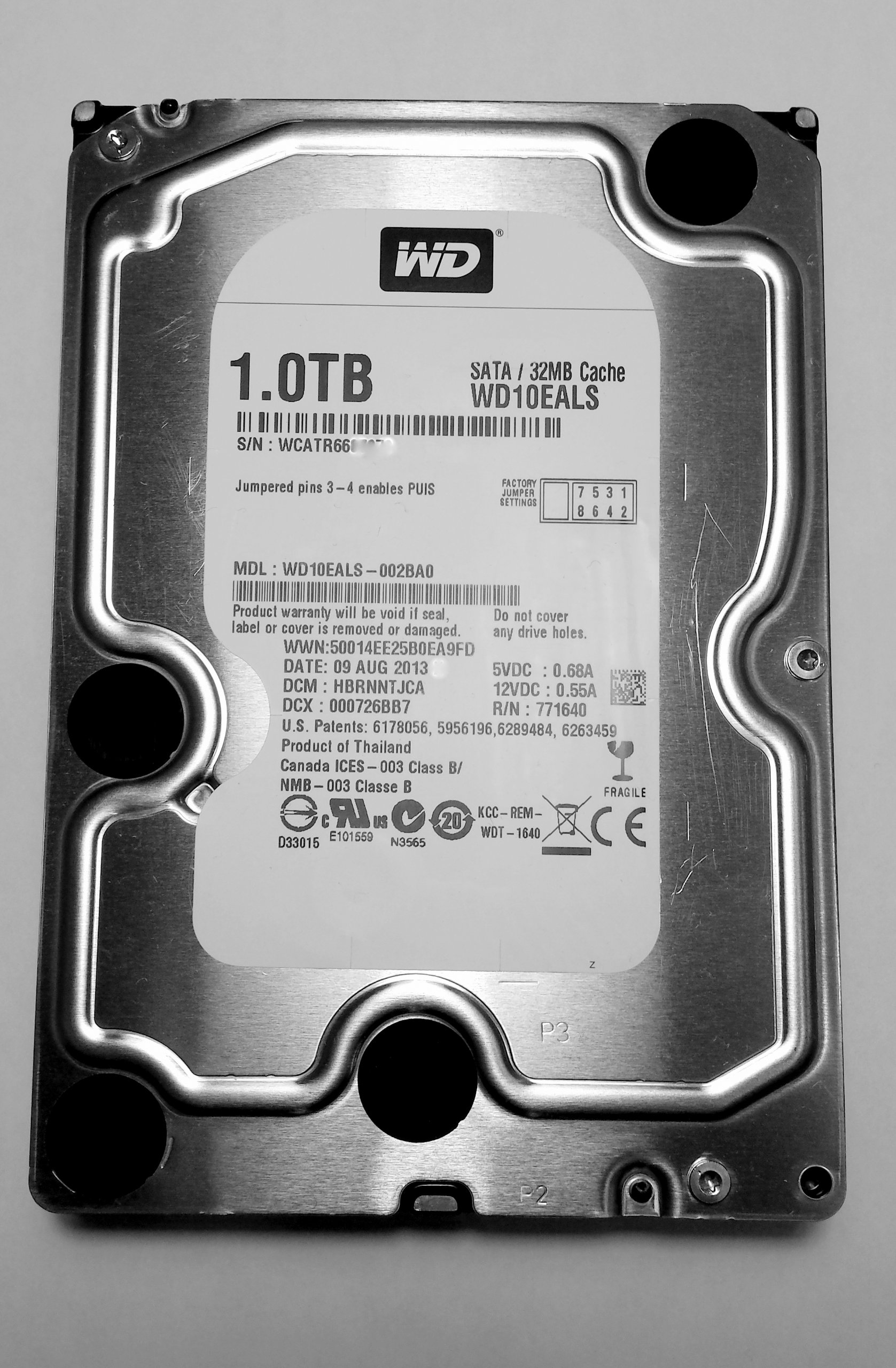 Amazon.com: Western Digital 1 TB Caviar Blue SATA 3 Gb/s 7200 RPM