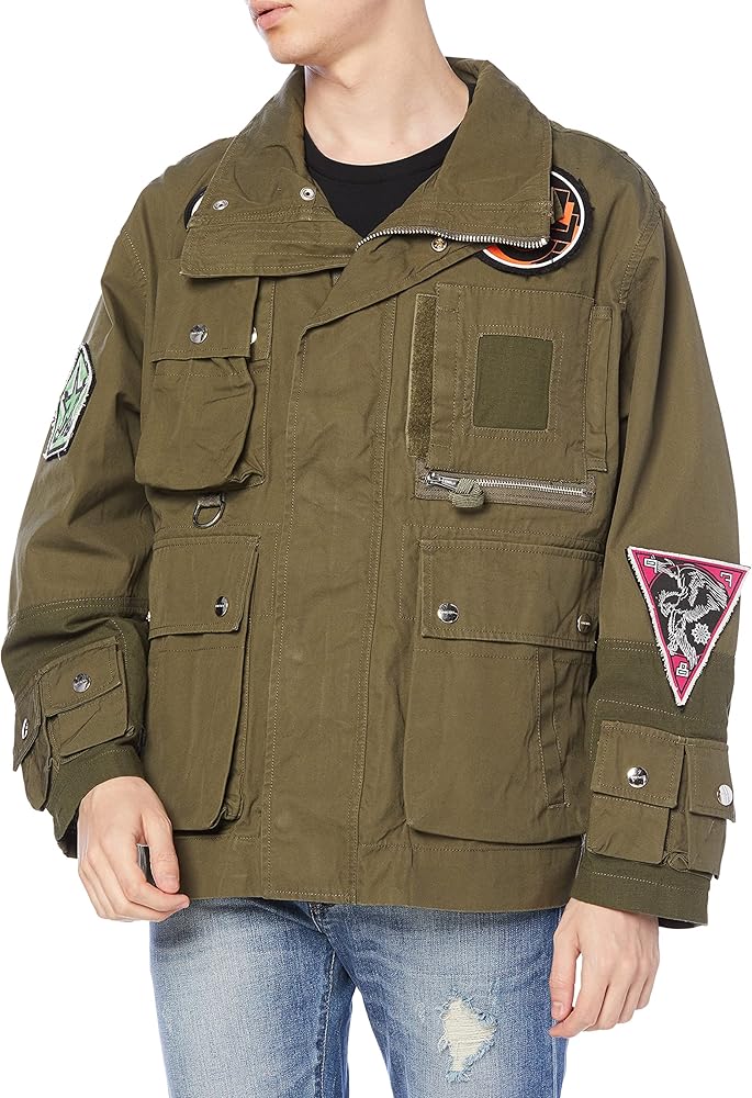 Amazon | [Diesel] (ディーゼル) メンズ ジャケット ミリタリー