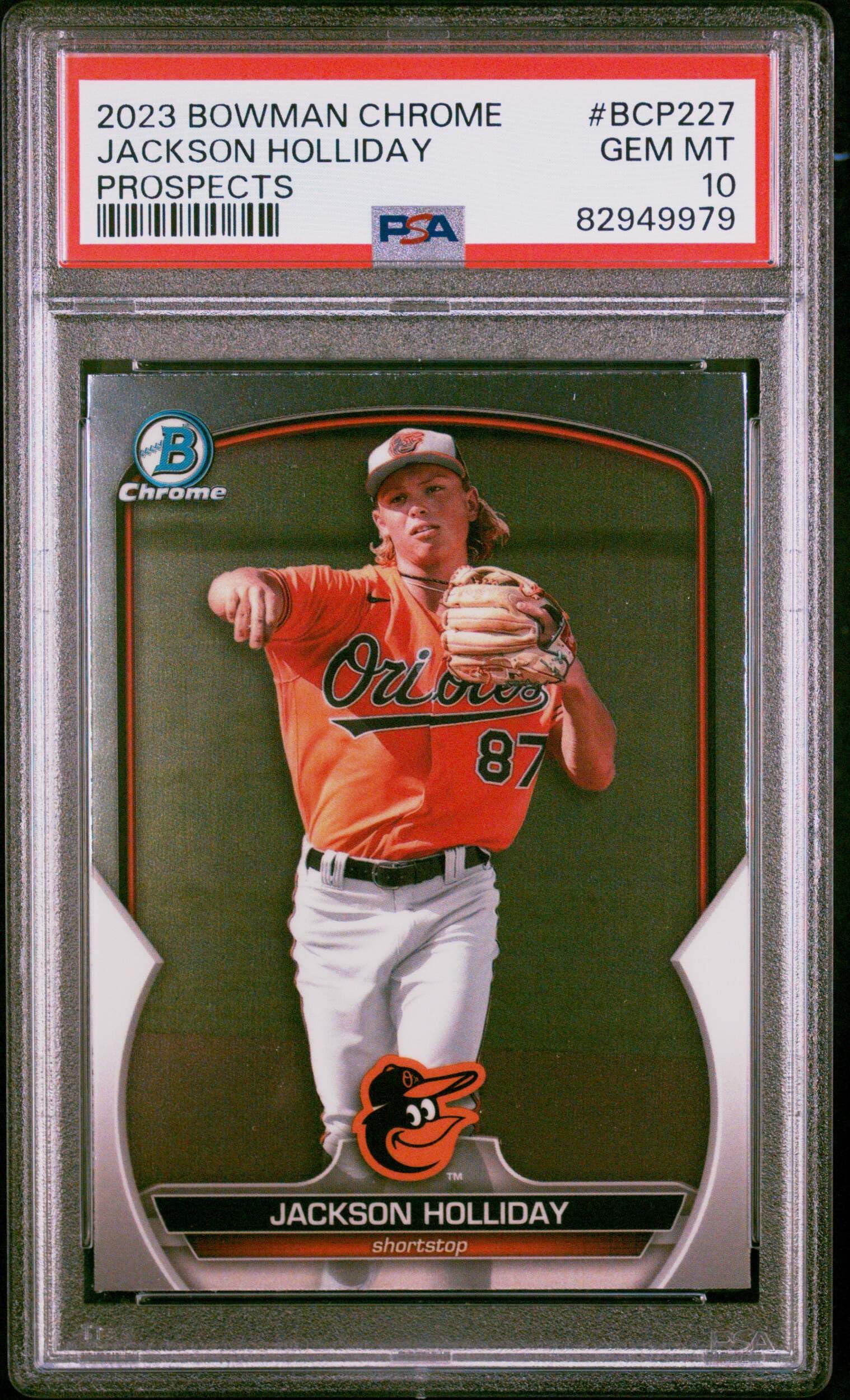 Amazon.com: Graded 2023 Topps Bowman Chrome Jackson Holliday