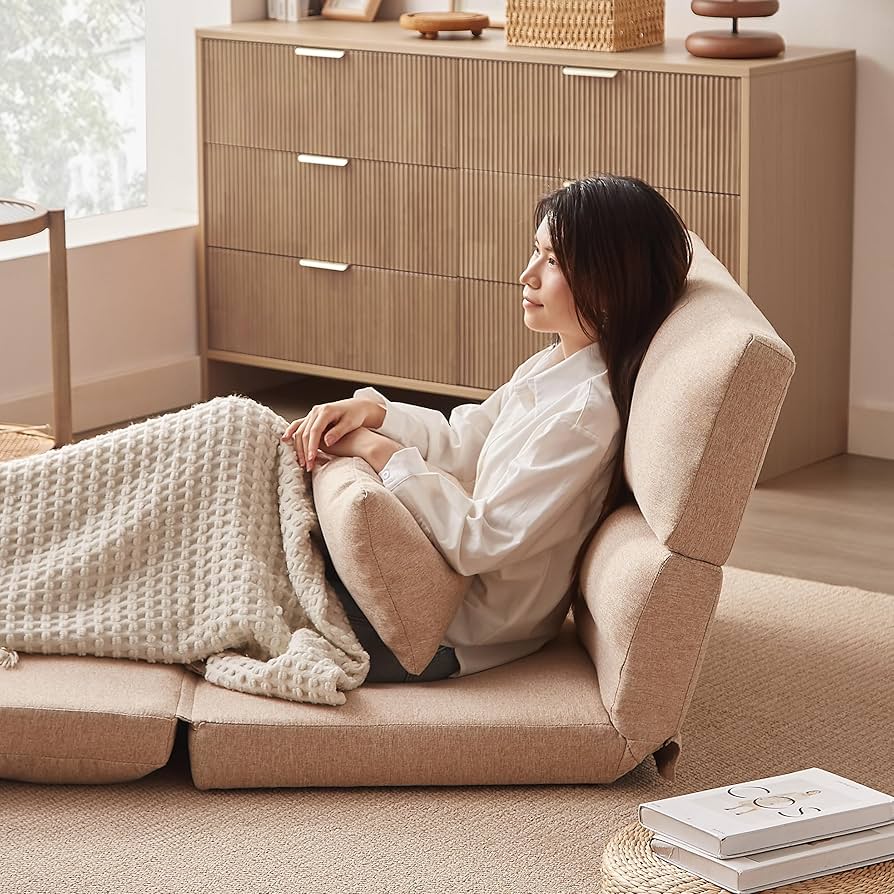 Amazon.co.jp: KJUUJE 折りたたみ ソファベッド 座椅子 幅103cm 2人