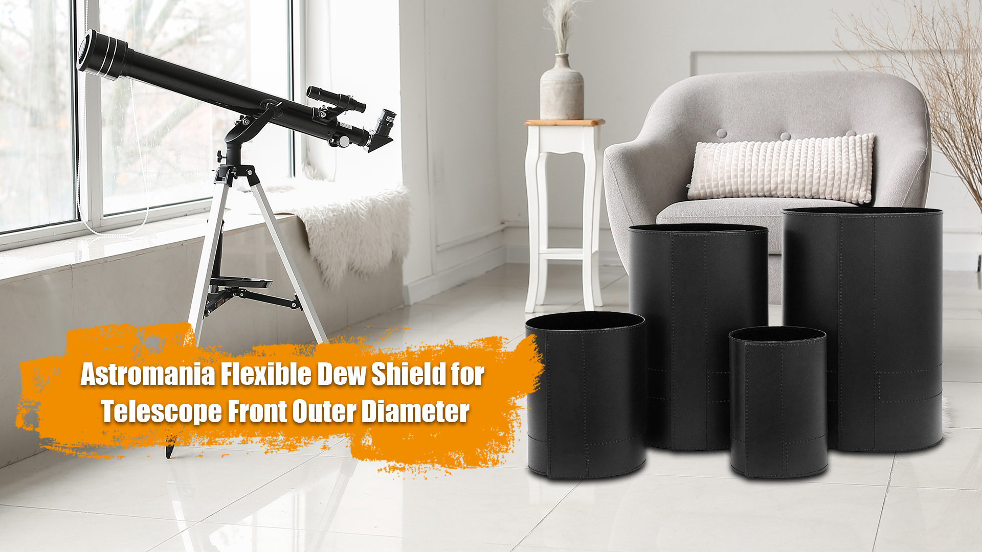 Amazon.com : Astromania Flexible Dew Shield for Telescope Front