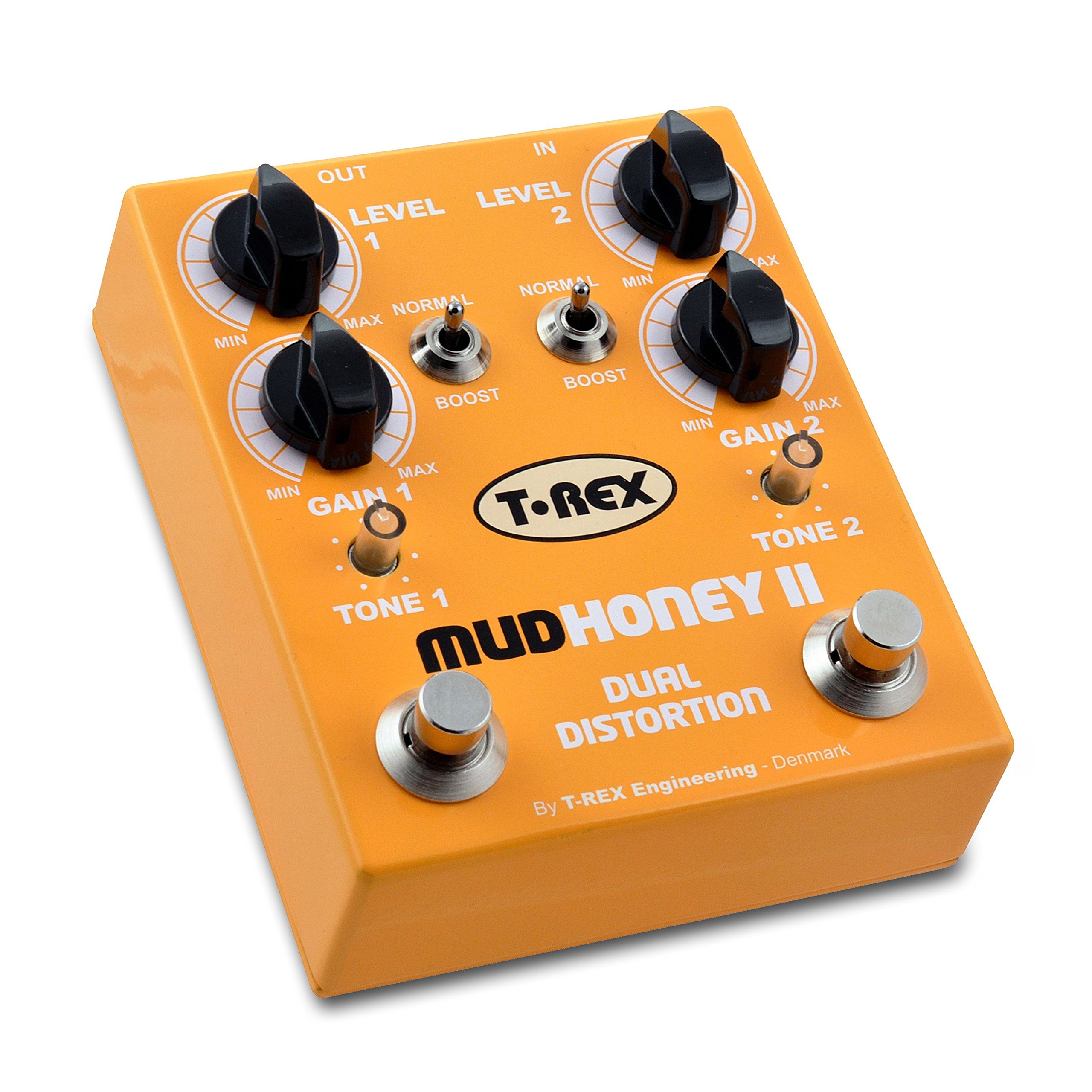 Amazon.com: T-Rex Engineering MUDHONEY-II Dual Distortion Guitar