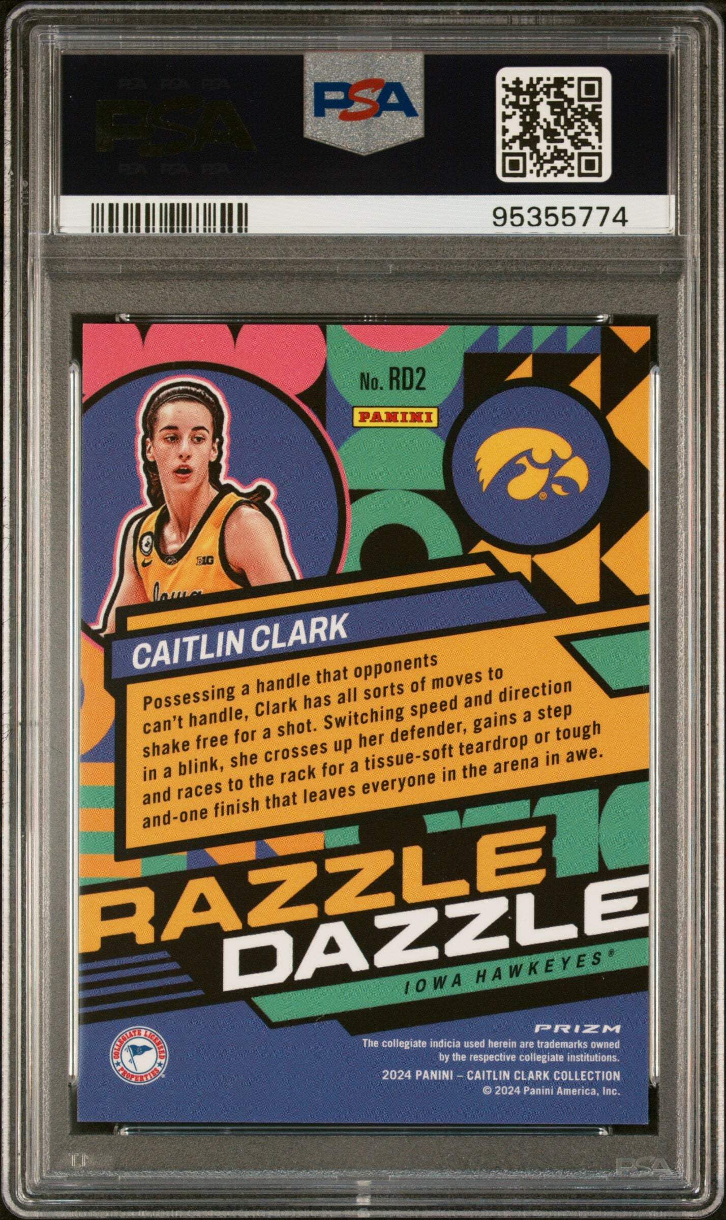 Amazon.com: Graded 2024 Panini Caitlin Clark Collection Caitlin