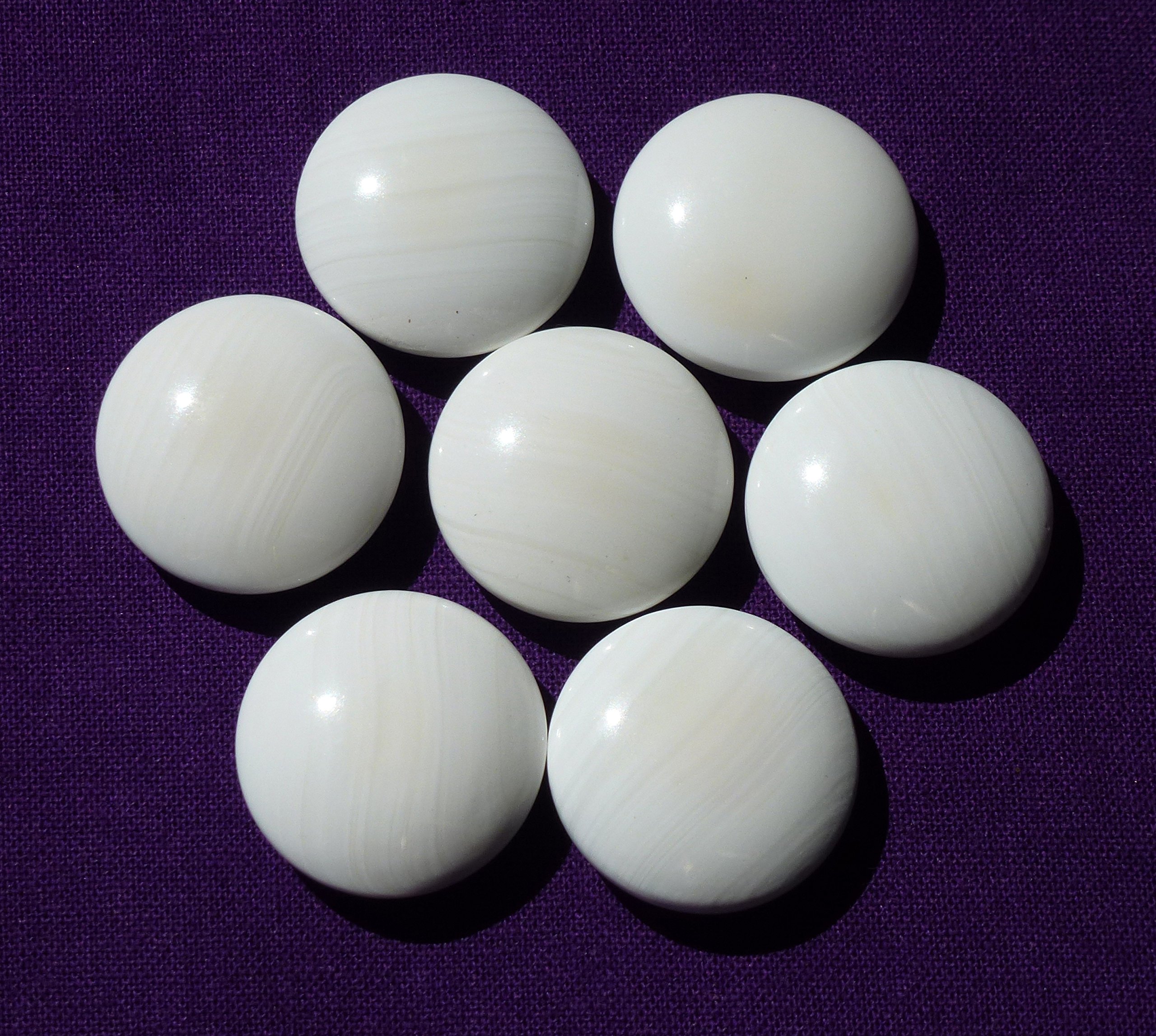 Amazon | 【幻の碁石】日向特産蛤碁石 月印 30号 8.0ミリ | 囲碁