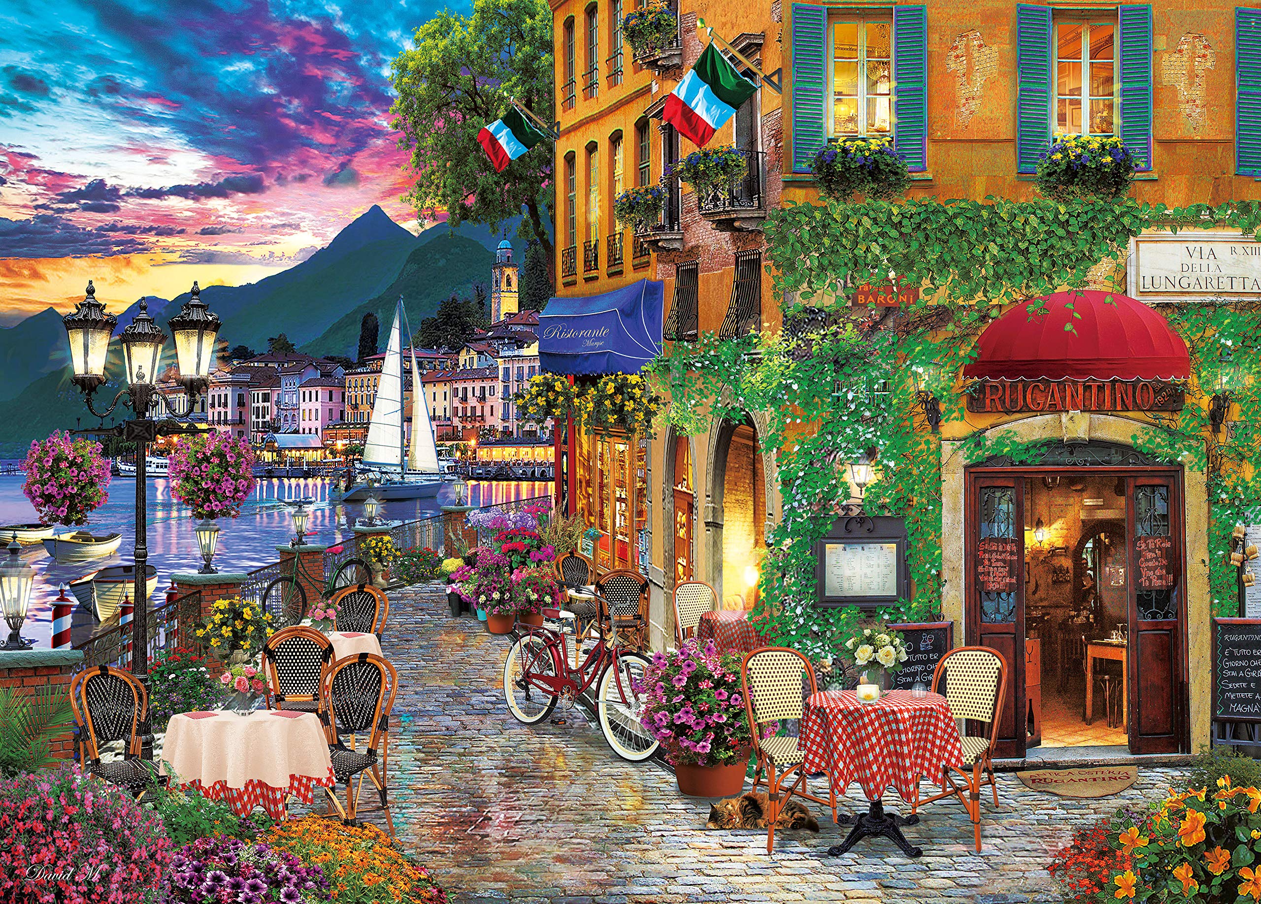 Amazon.co.jp: 2000ピース ジグソーパズル イタリアの街角 スーパー