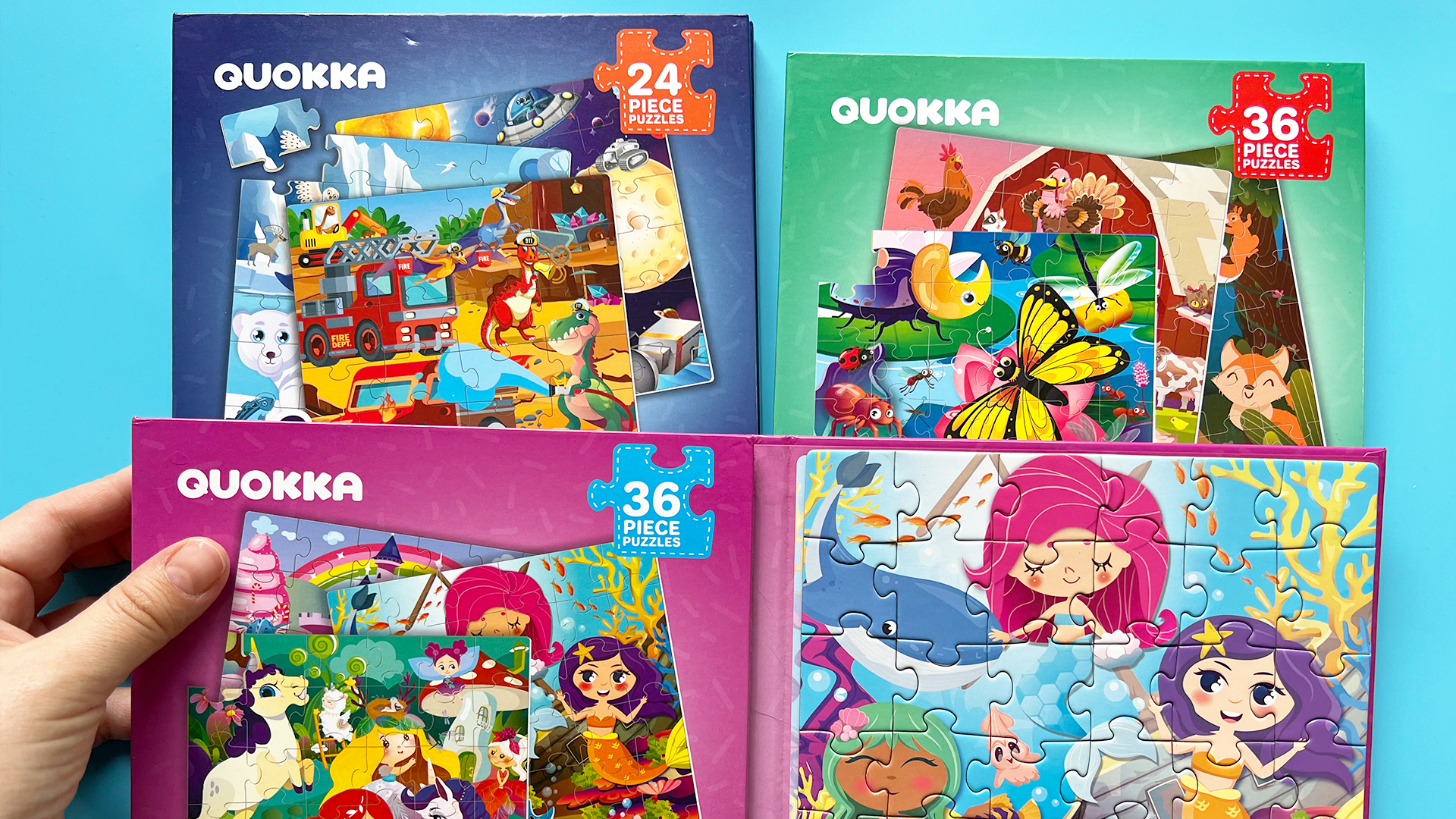 Amazon.com: QUOKKA Magnetic Puzzles for Kids Ages 4-6 - 36 Pieces