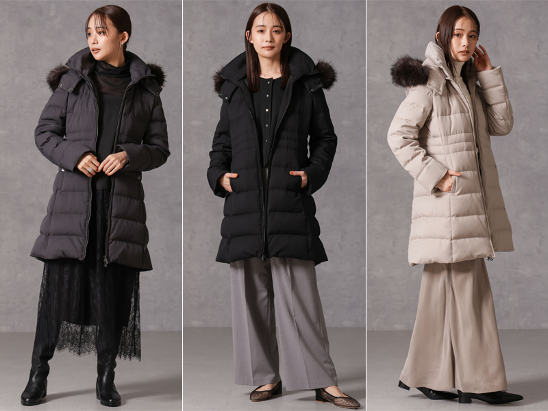 Amazon.co.jp: [ナノ・ユニバース] 西川ダウン (R) 」 サージ ロング