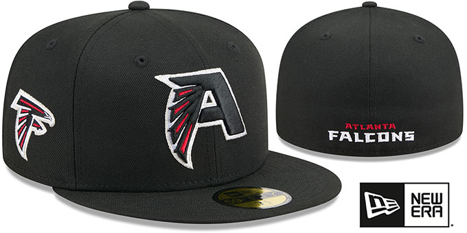 Atlanta Falcons DECEPTOR Black Fitted Hat by New Era