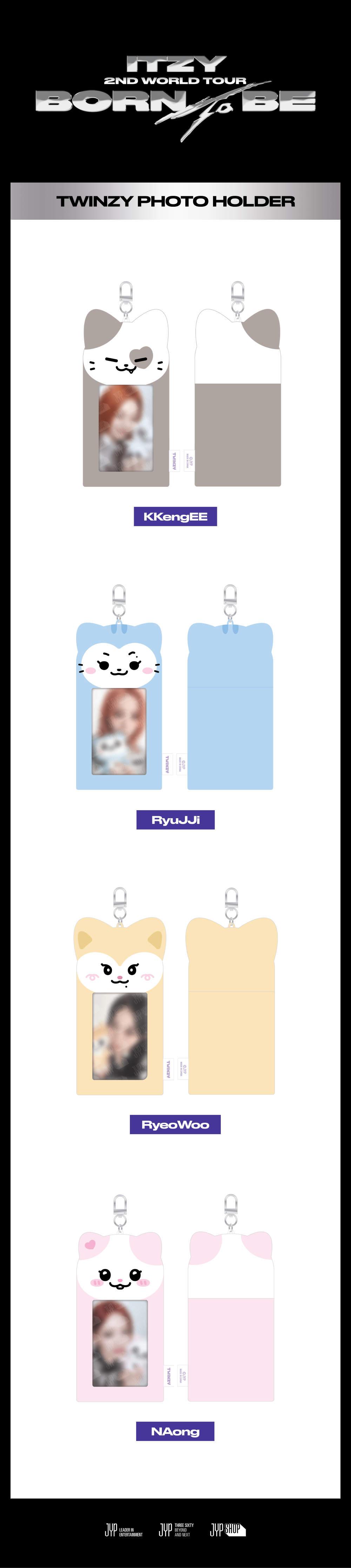 TWINZY PHOTO HOLDER - BORN TO BE | JYP SHOP