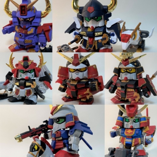 七人の武者、並び立つ。SD戦国伝・武者七人衆BB戦士全員集合特集#405