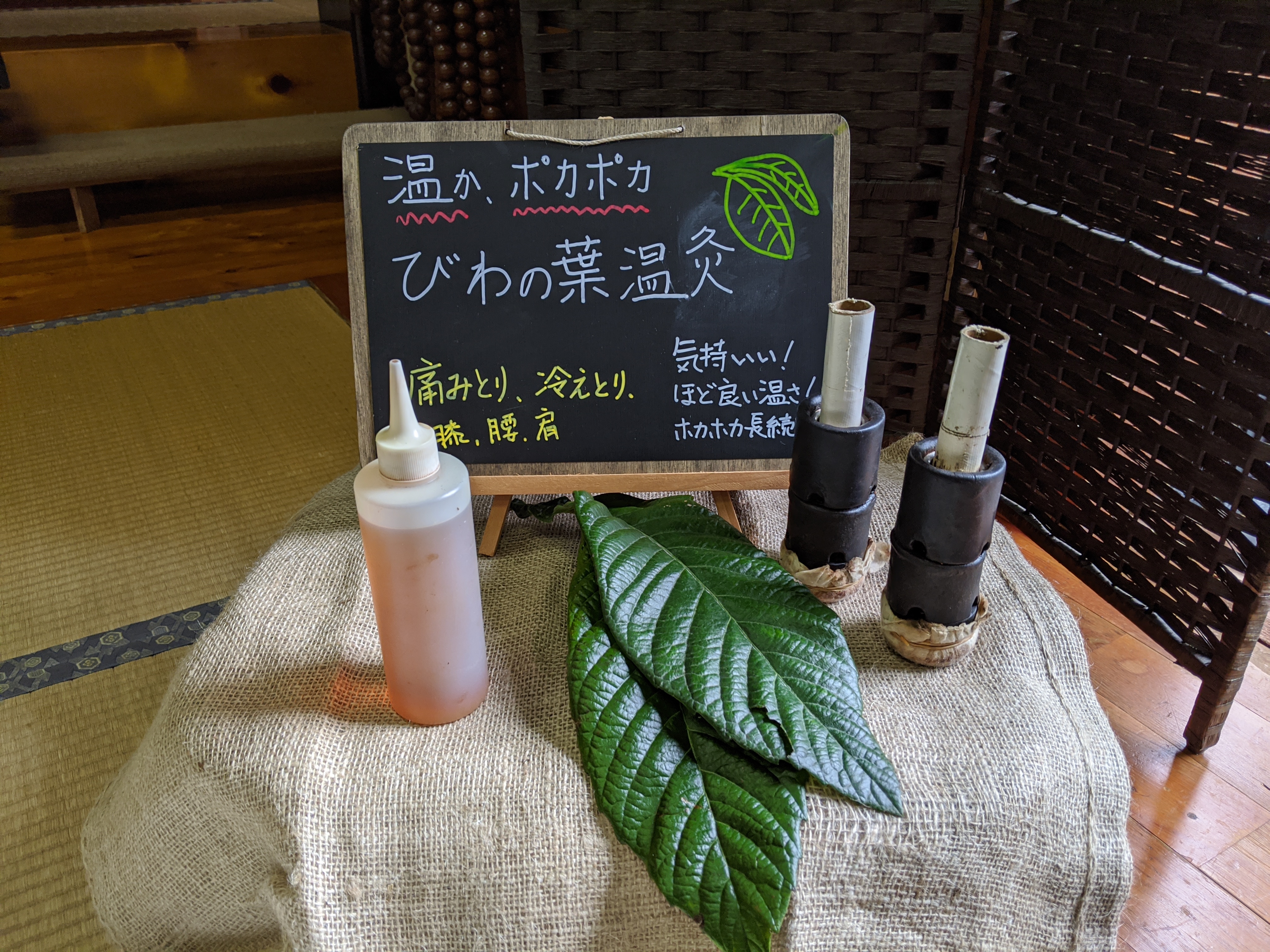 びわの葉療法（びわの葉温灸）で症状改善のために|ままの森鍼灸