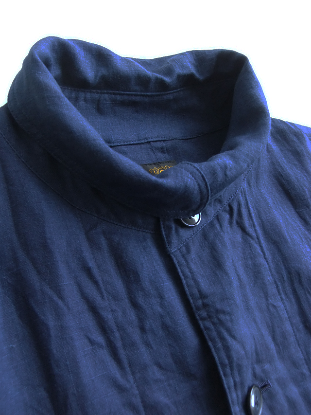 インディゴリネンストアコート INDIGOLINEN STORE COAT／DjangoAtour