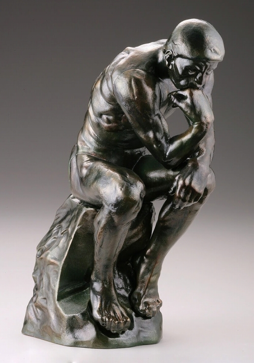 美術作品立体図鑑/ オーギュスト・ロダン 考える人 フィギュア