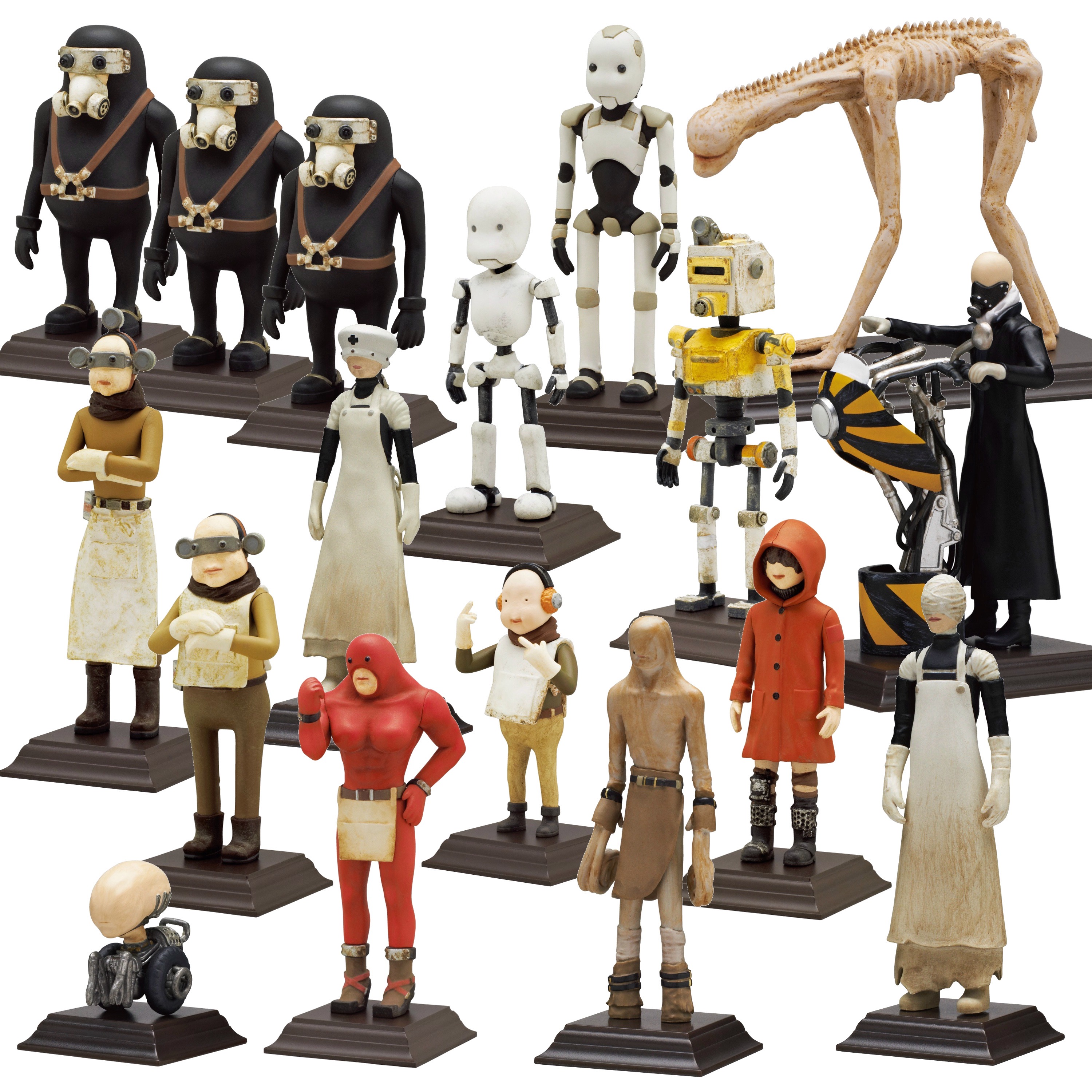 堀貴秀 films JUNK HEAD/ フィギュアマスコット 17体セット