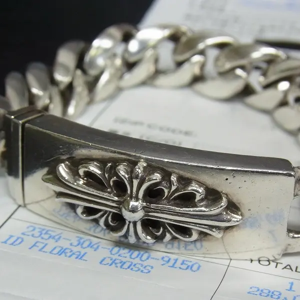 買取価格表】CHROME HEARTS/クロムハーツ ID FLORAL CROSS/フローラル