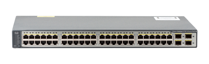 Cisco Catalyst 3750V2-48PS Switch (WS-C3750V2-48PS-S) - Ghekko