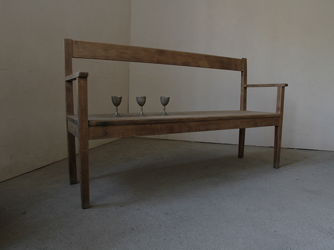 フランス アンティーク 古い木製ベンチ | MANSIKKA antiquesMANSIKKA