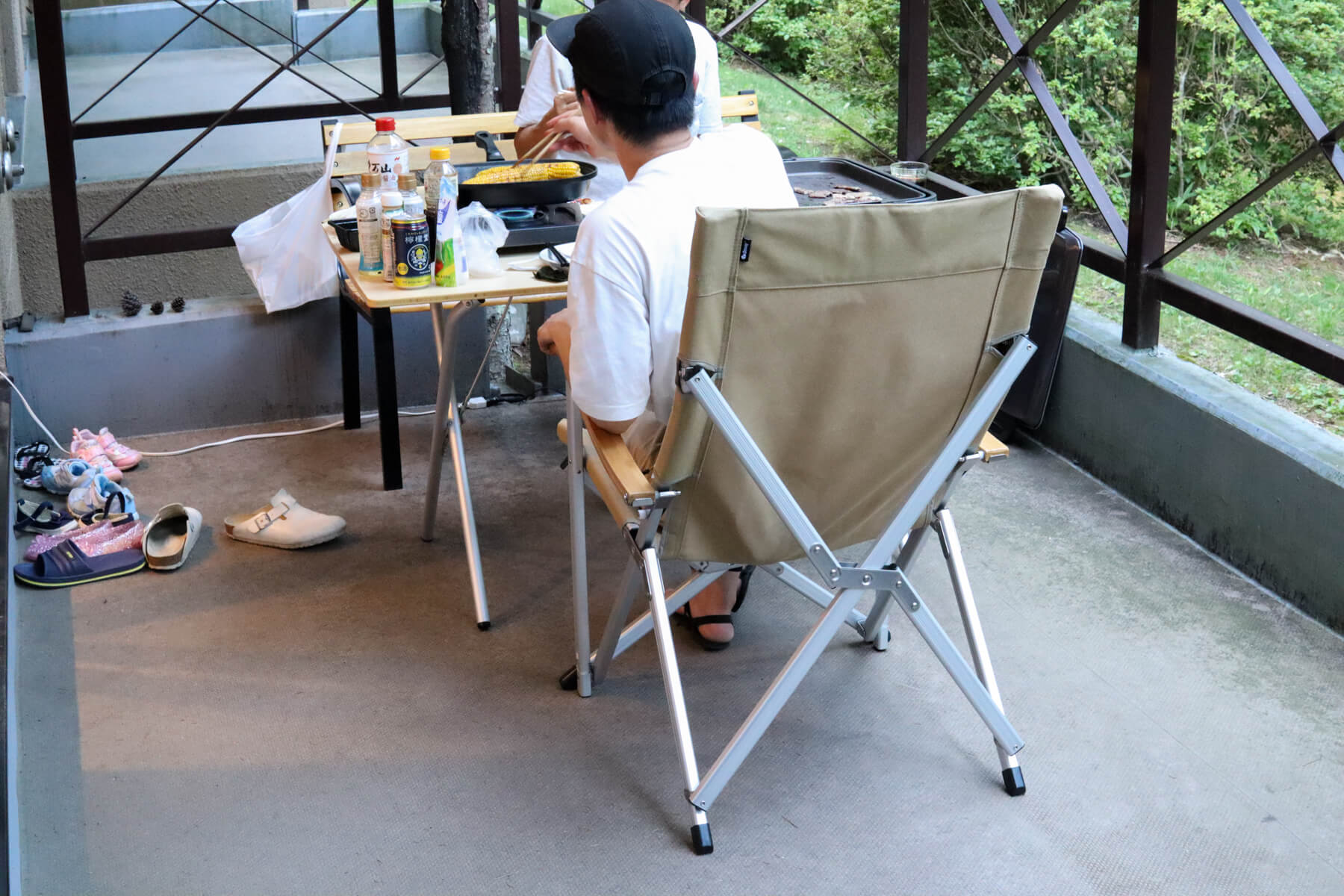 永世定番]Snow Peak ワンアクションテーブルロング竹(LV-015TR