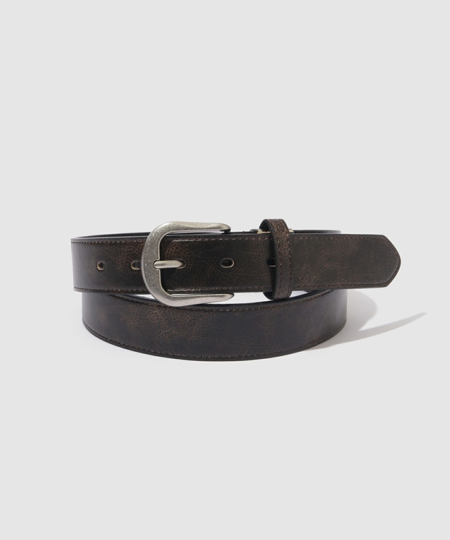 30mmムラ調カラーベルト メンズ