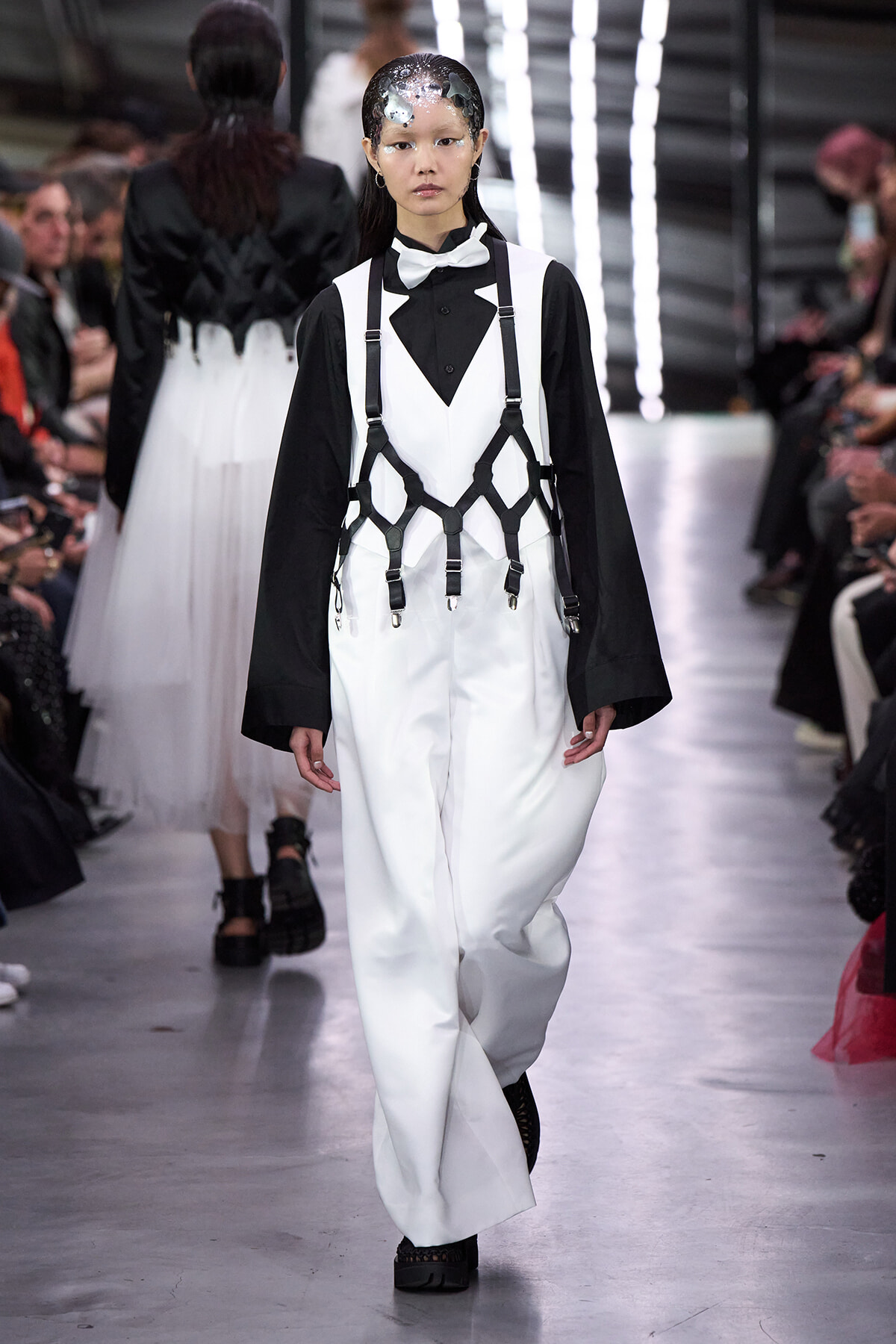 noir kei ninomiya 23awリボンシャツ オンライン ショップファッション