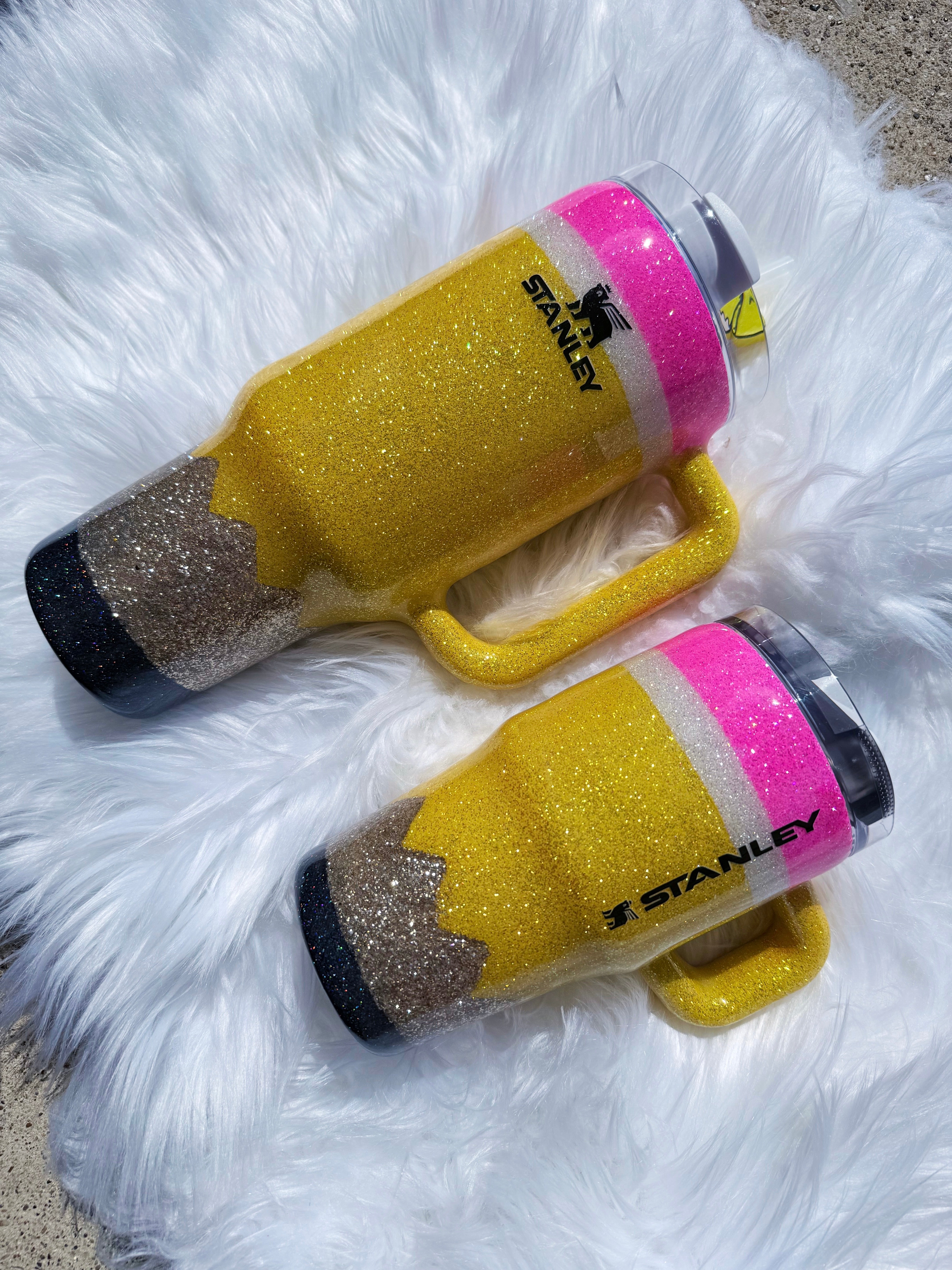 Pencil Glitter Tumbler – Maestra Creations
