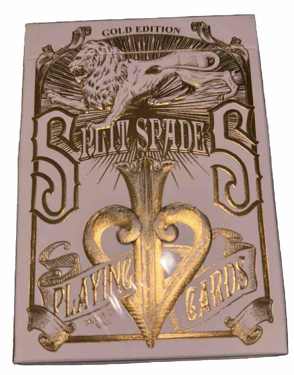 DAVID BLAINE SPLIT SPADES - GOLD | PLAYING CARDS by MADISONIST