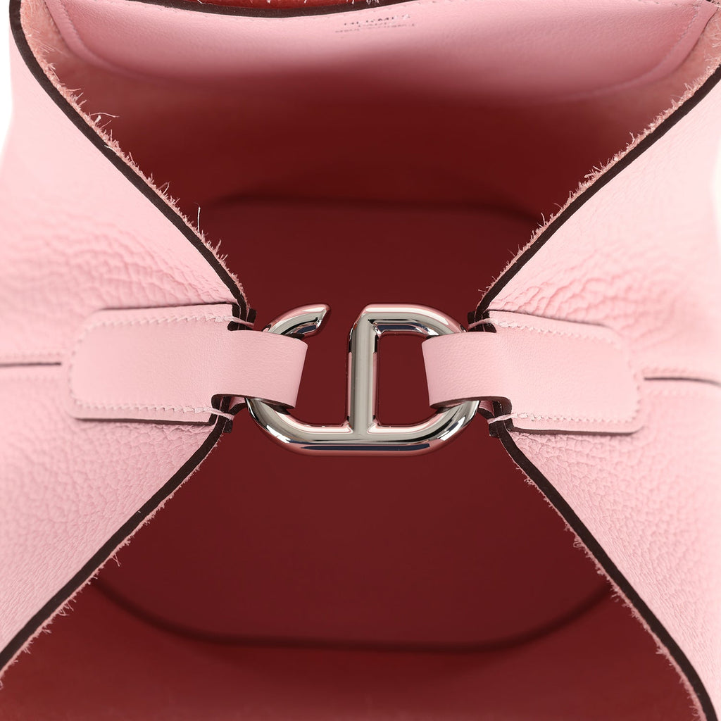 Hermes In-The-Loop 18 Rose Sakura Clemence and Swift Palladium Hardwar
