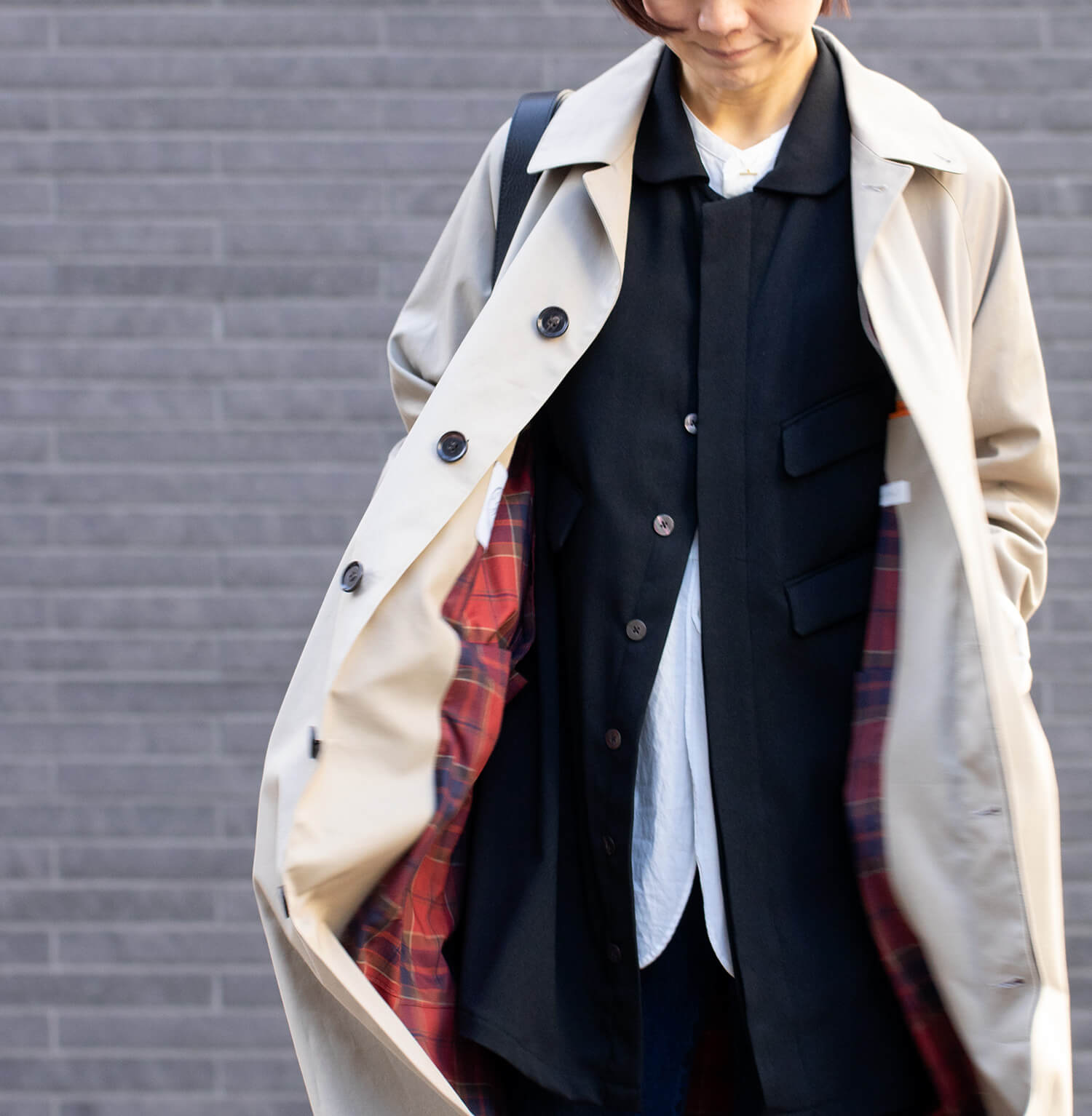 スリッポンコート BLACK」「Slip-on Black」soutiencollar（ステン