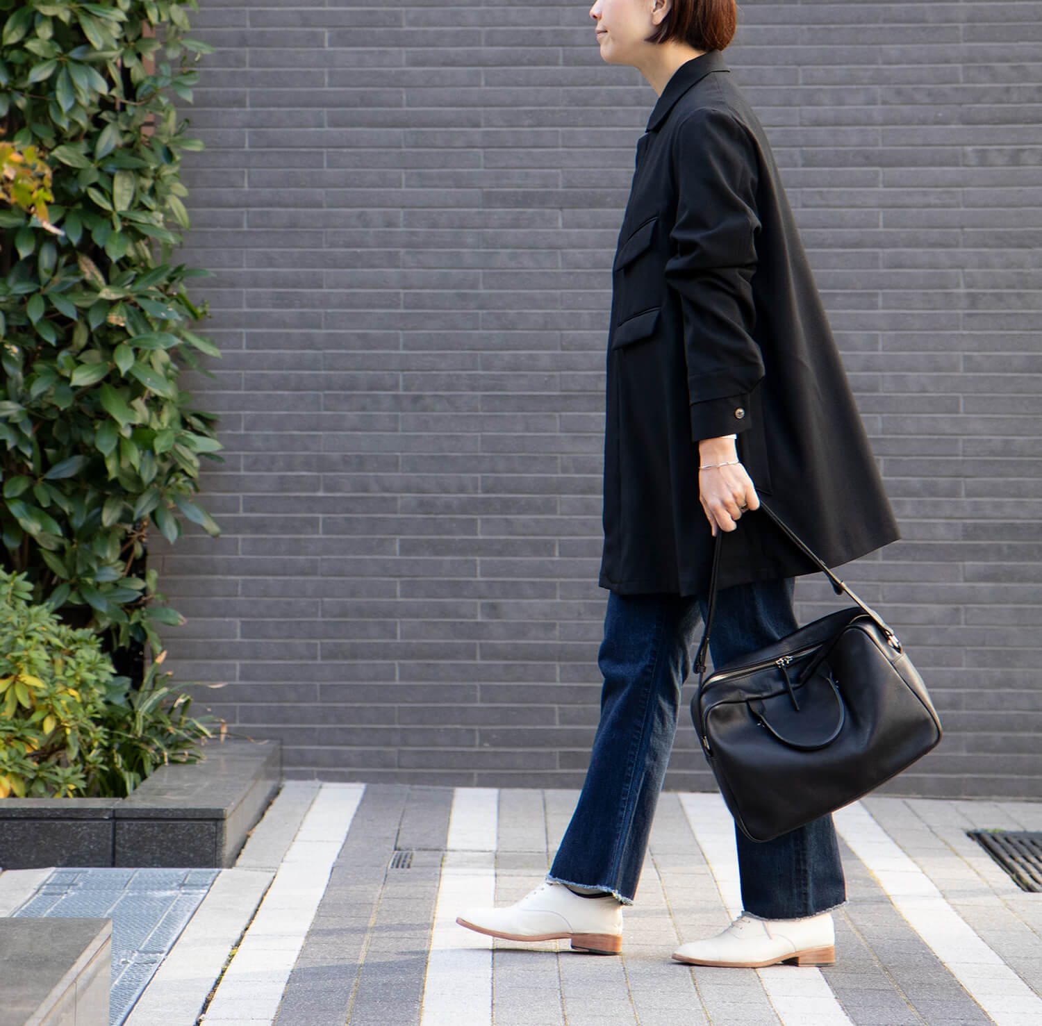 スリッポンコート BLACK」「Slip-on Black」soutiencollar（ステン