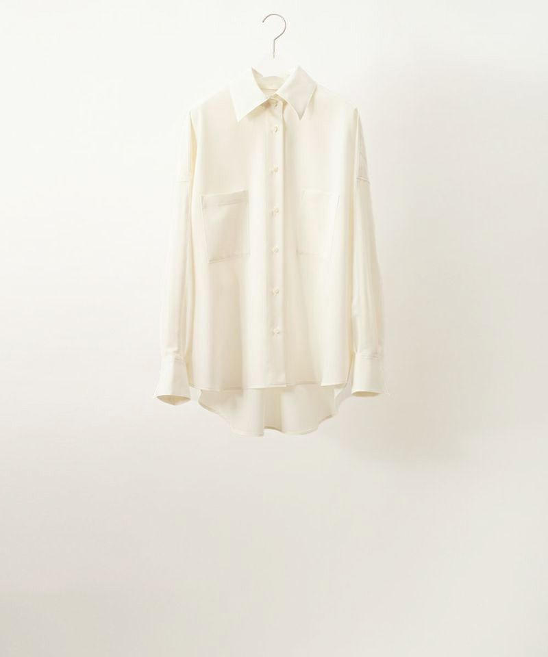 クレープシャツ」「Crepe Shirt」soutiencollar（ステンカラー