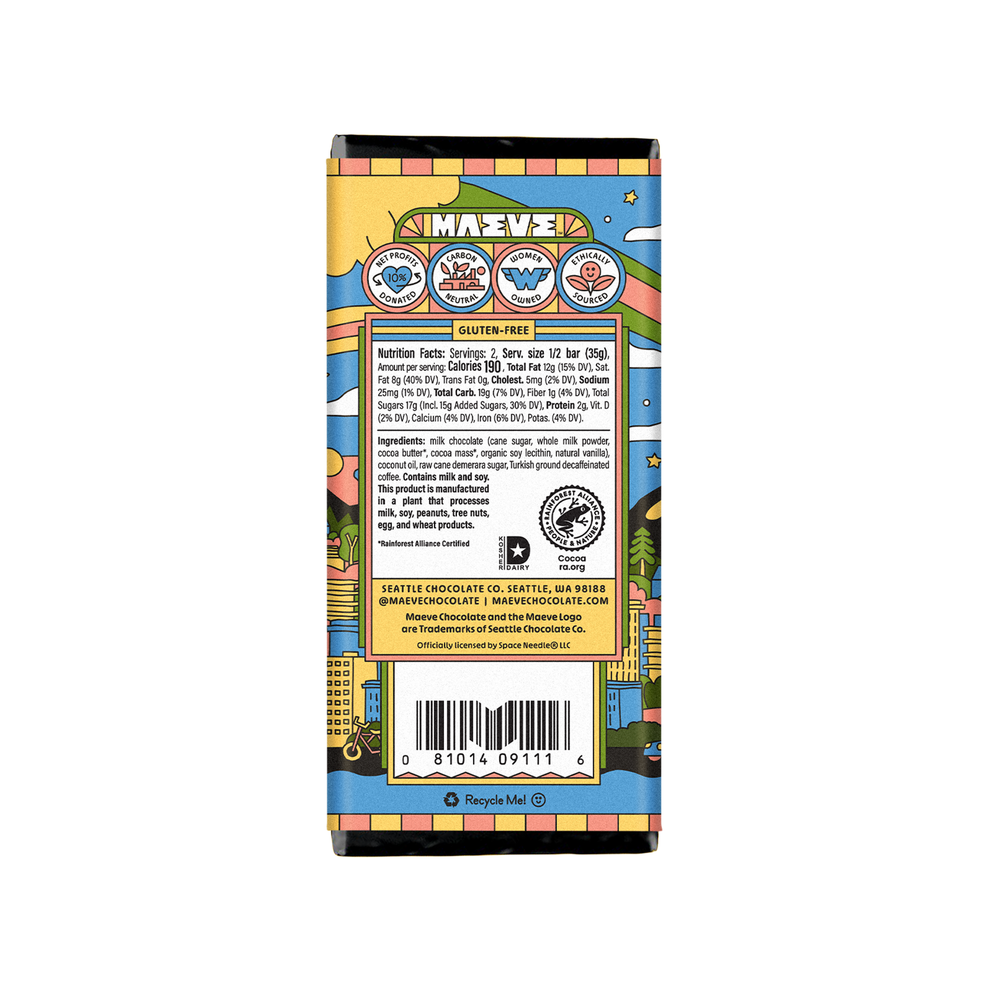 Coffee Chocolate Bar | Shop Milk Chocolate Truffle Bars by Maeve