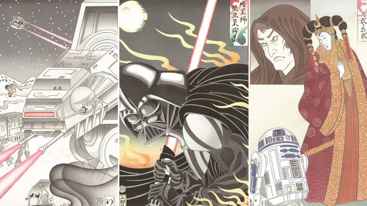 マジでか！？スターウォーズ浮世絵がルーカスフィルム公認で限定100枚
